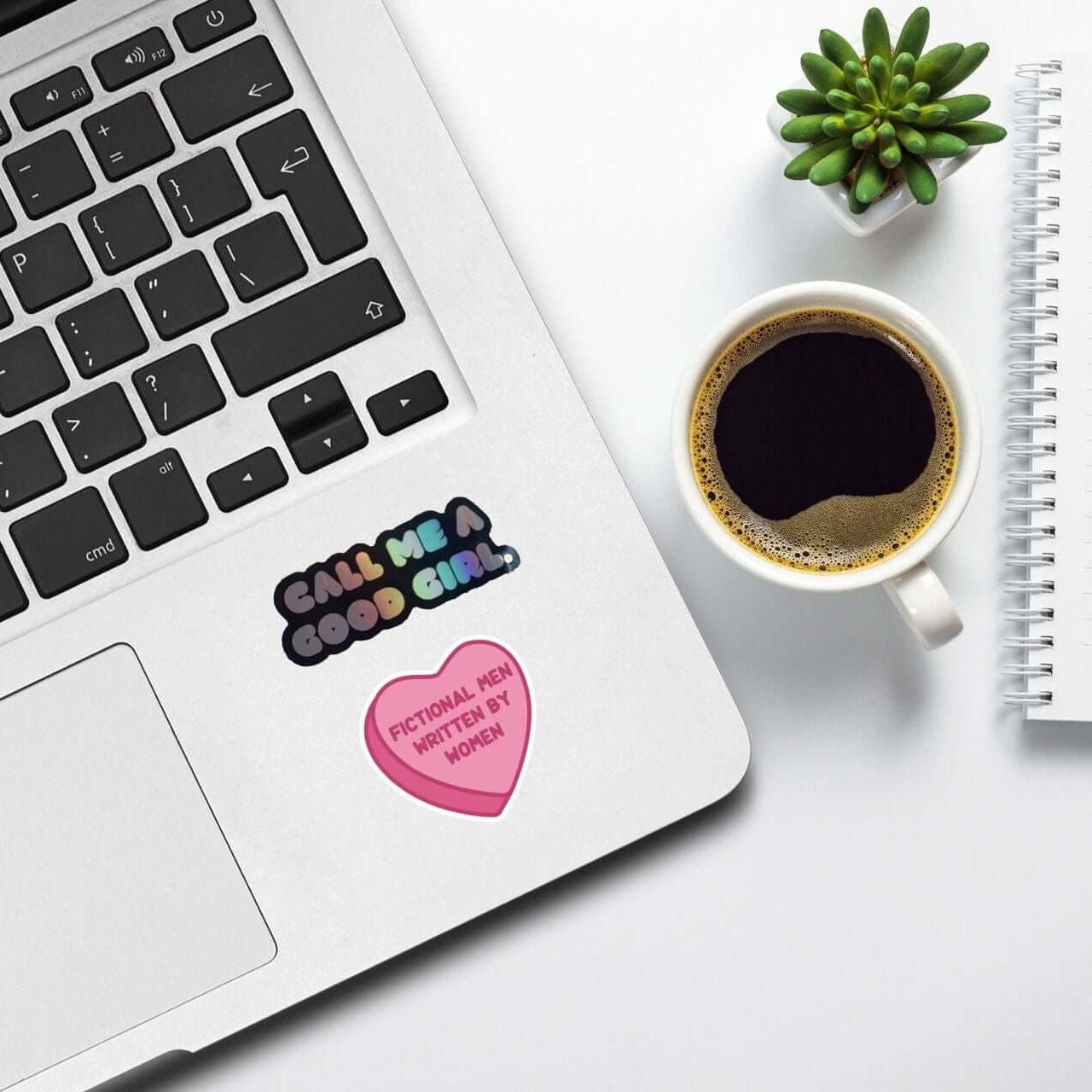 My Store Bookish Essentials Fictional Men Written by Women Sticker