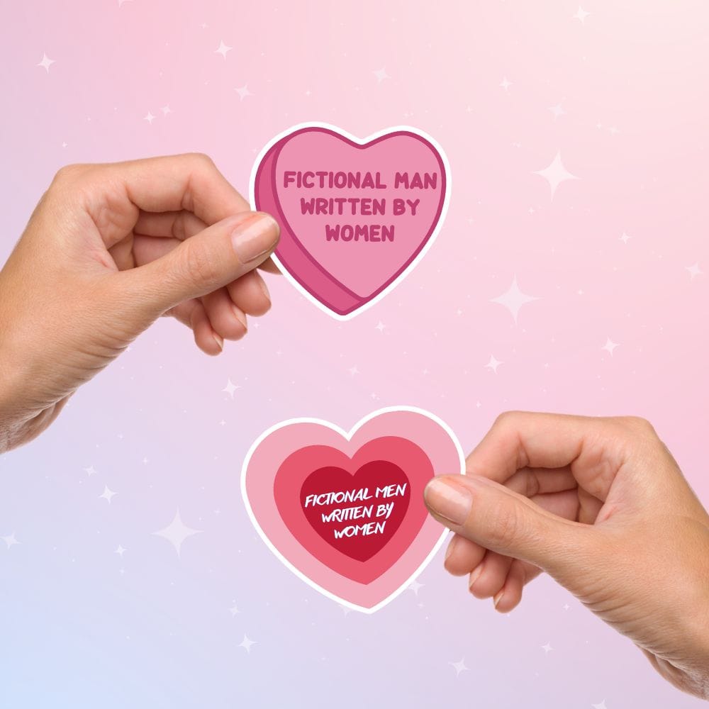 My Store Bookish Essentials Fictional Men Written by Women Sticker