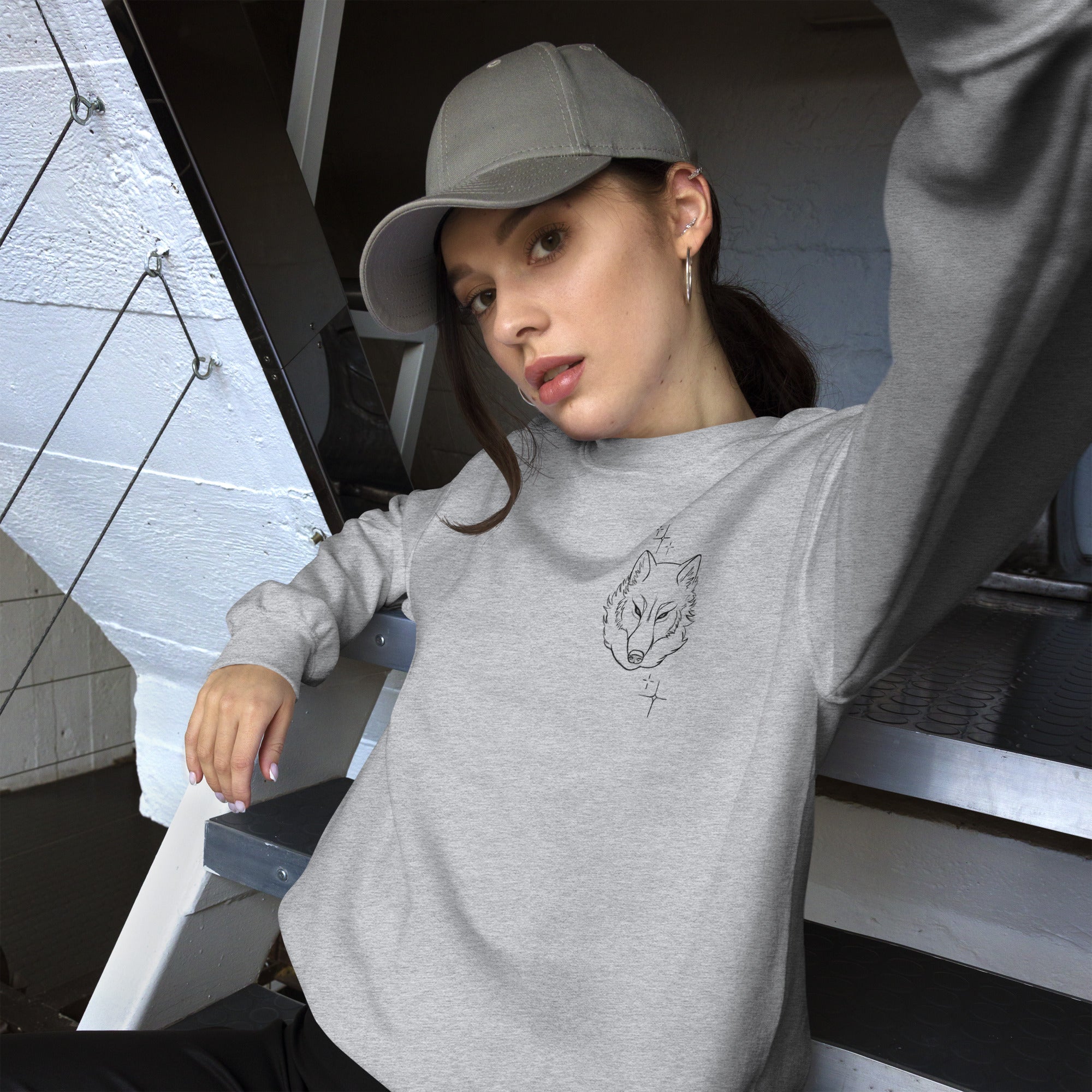Bookish Queen collab sweatshirt featuring Kingfisher design from Quicksilver