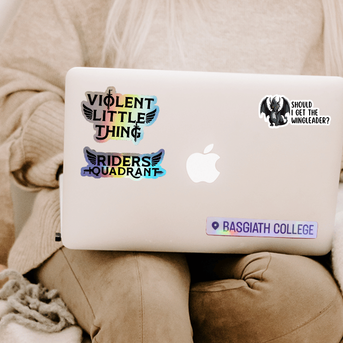 Bookish Queen Fourth Wing Stickers Fourth Wing Riders Quadrant Sticker