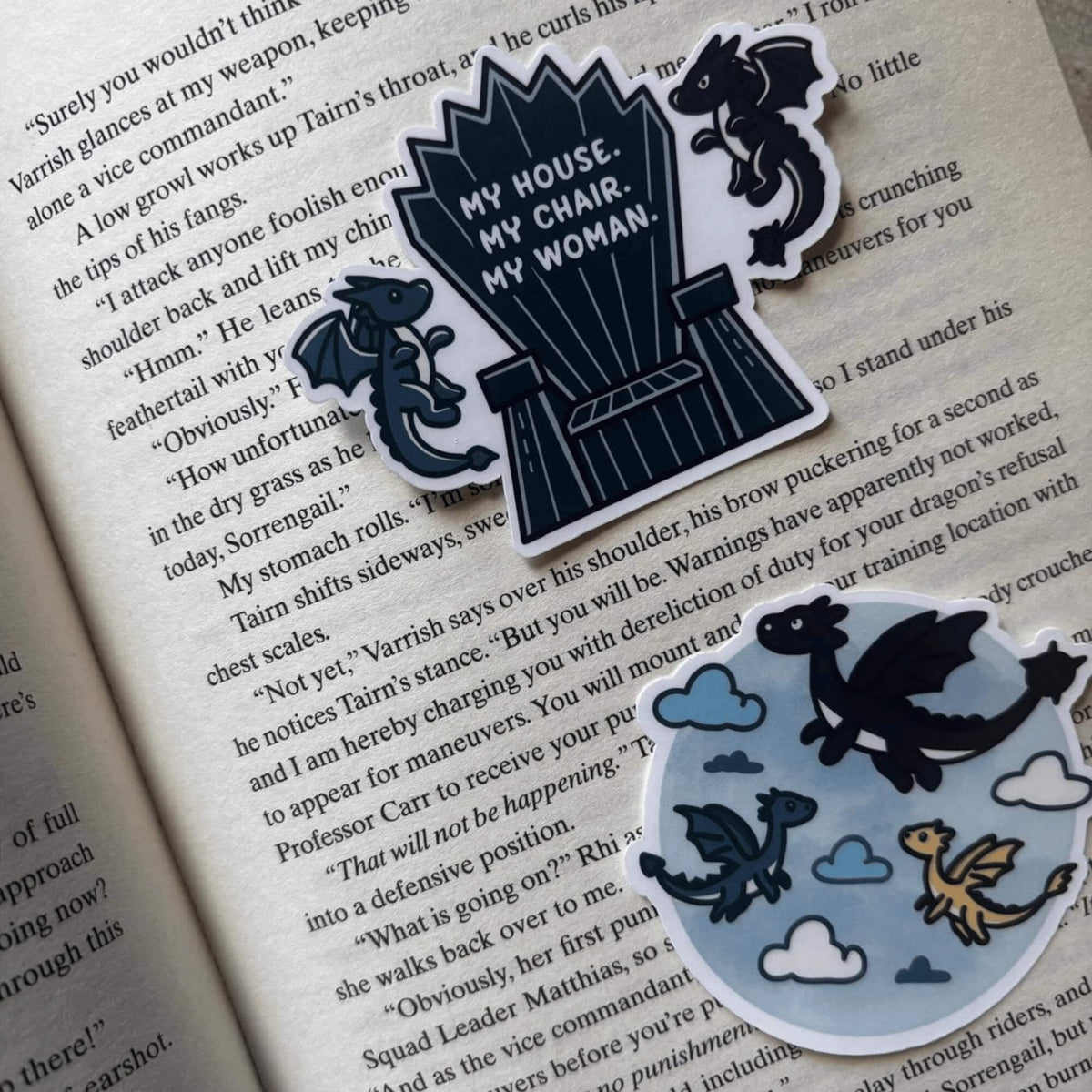 Bookish Queen Fourth Wing Stickers Fourth Wing Sticker Dragons Doodles