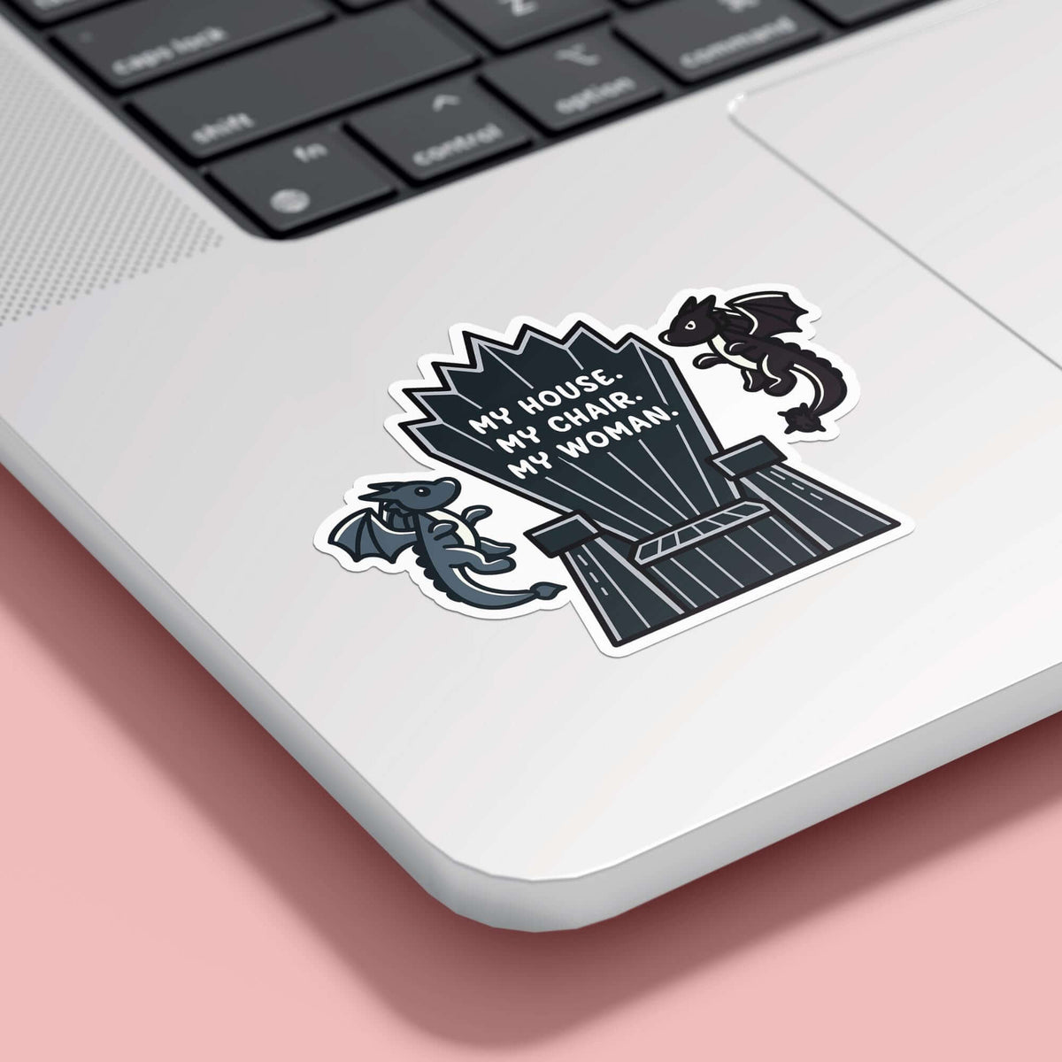 Bookish Queen Fourth Wing Stickers Fourth Wing Sticker My House My Chair My Woman Xaden Quote