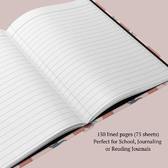 Bookish Queen Journal Hardcover Bookish Notebook Fantasy Lover