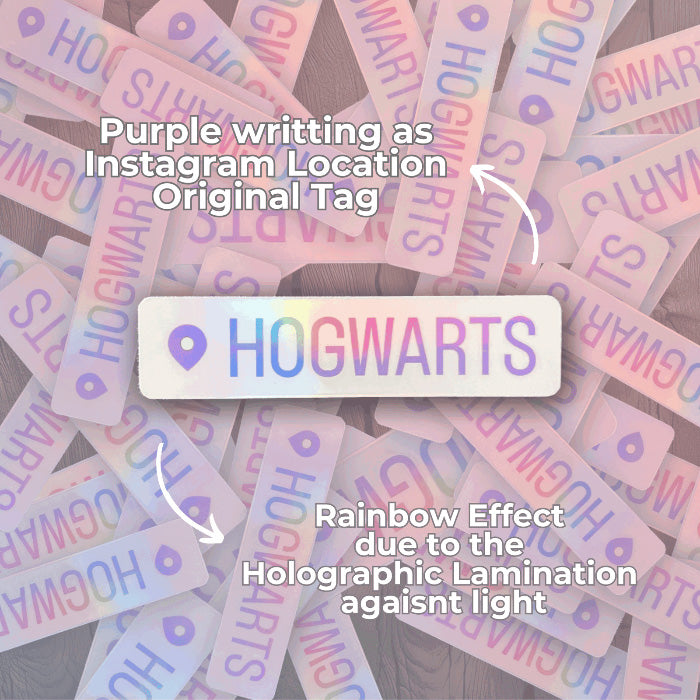Bookish Queen Wizarding World Stickers Hogwarts Location Tag