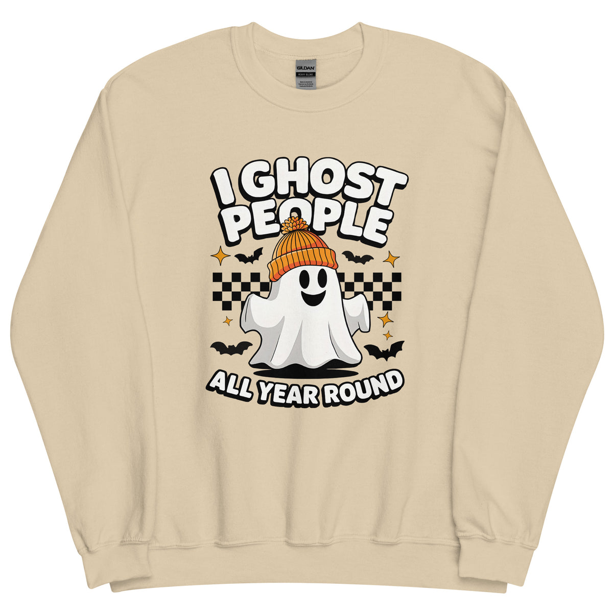 Bookish Queen Sweatshirt Beige / S I Ghost People All Year Round Sweatshirt