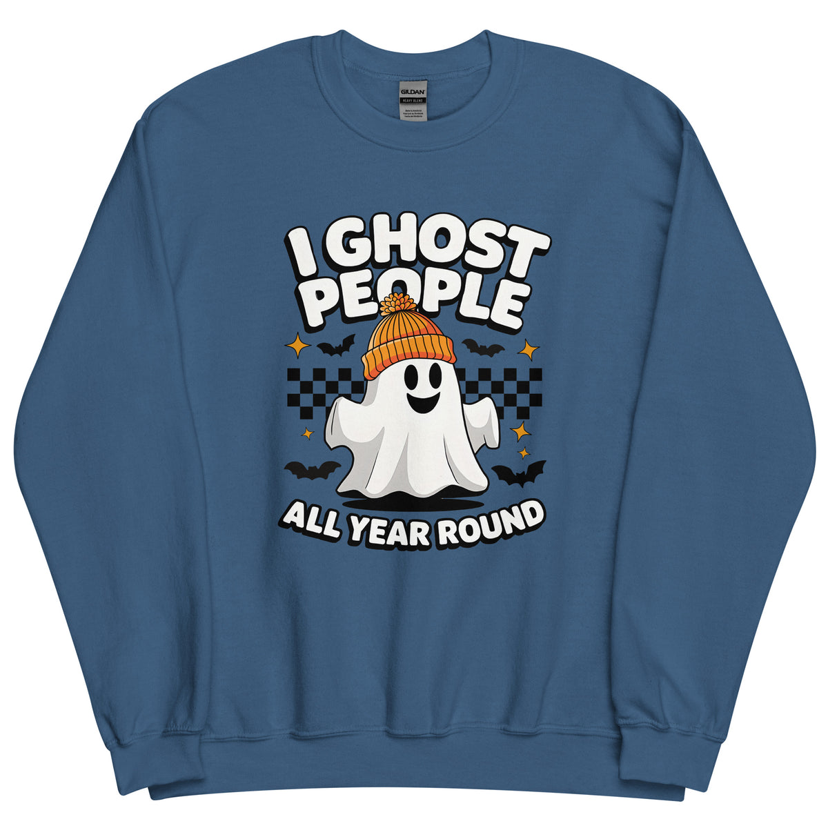 Bookish Queen Sweatshirt Blue / S I Ghost People All Year Round Sweatshirt