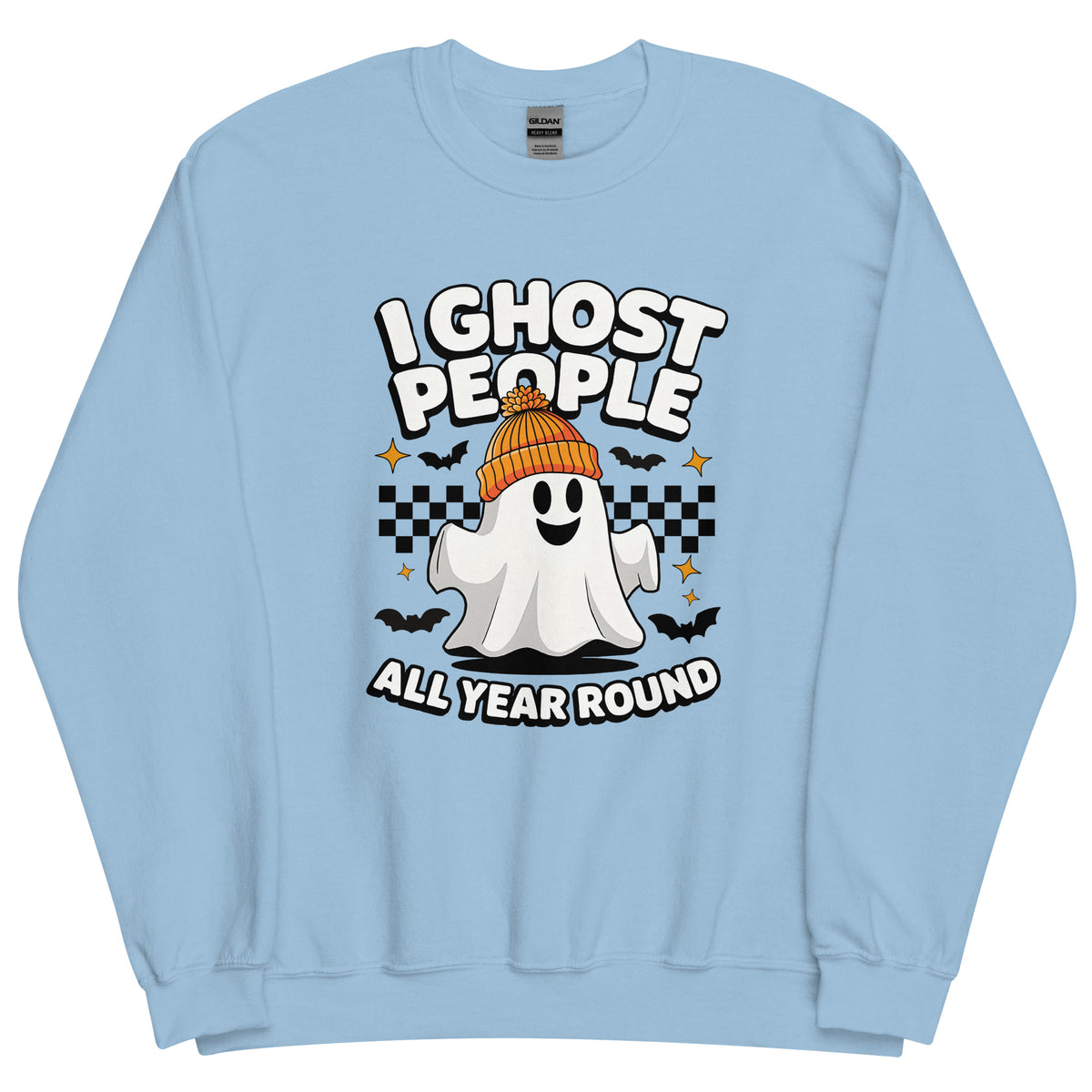 Bookish Queen Sweatshirt LightBlue / S I Ghost People All Year Round Sweatshirt