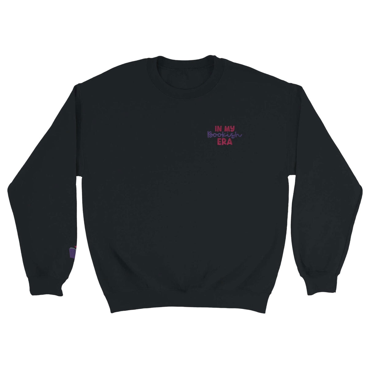 Bookish Queen Sweatshirt Black / S In my Bookish Era Embroidered Sweater