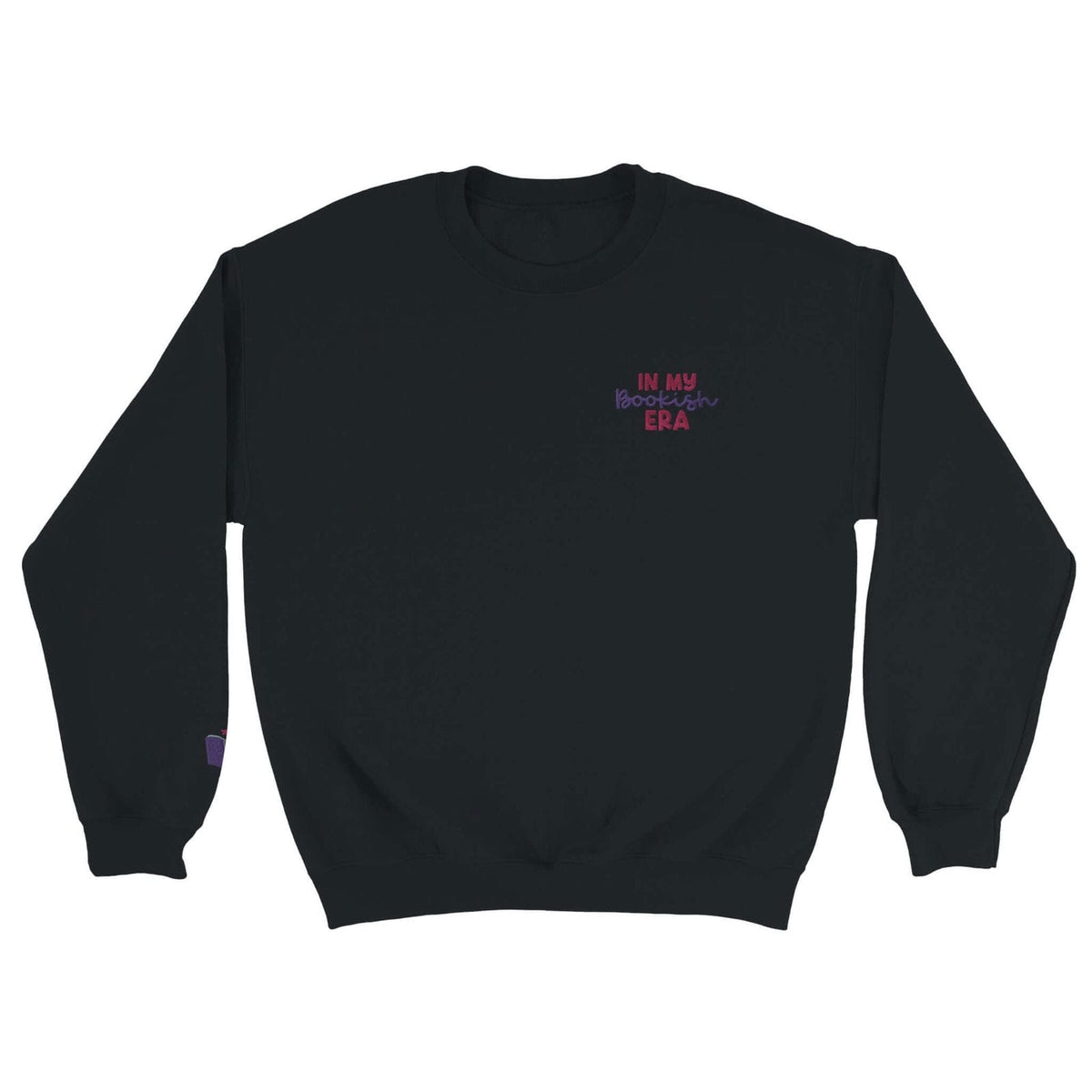 Bookish Queen Sweatshirt Black / S In my Bookish Era Embroidered Sweater