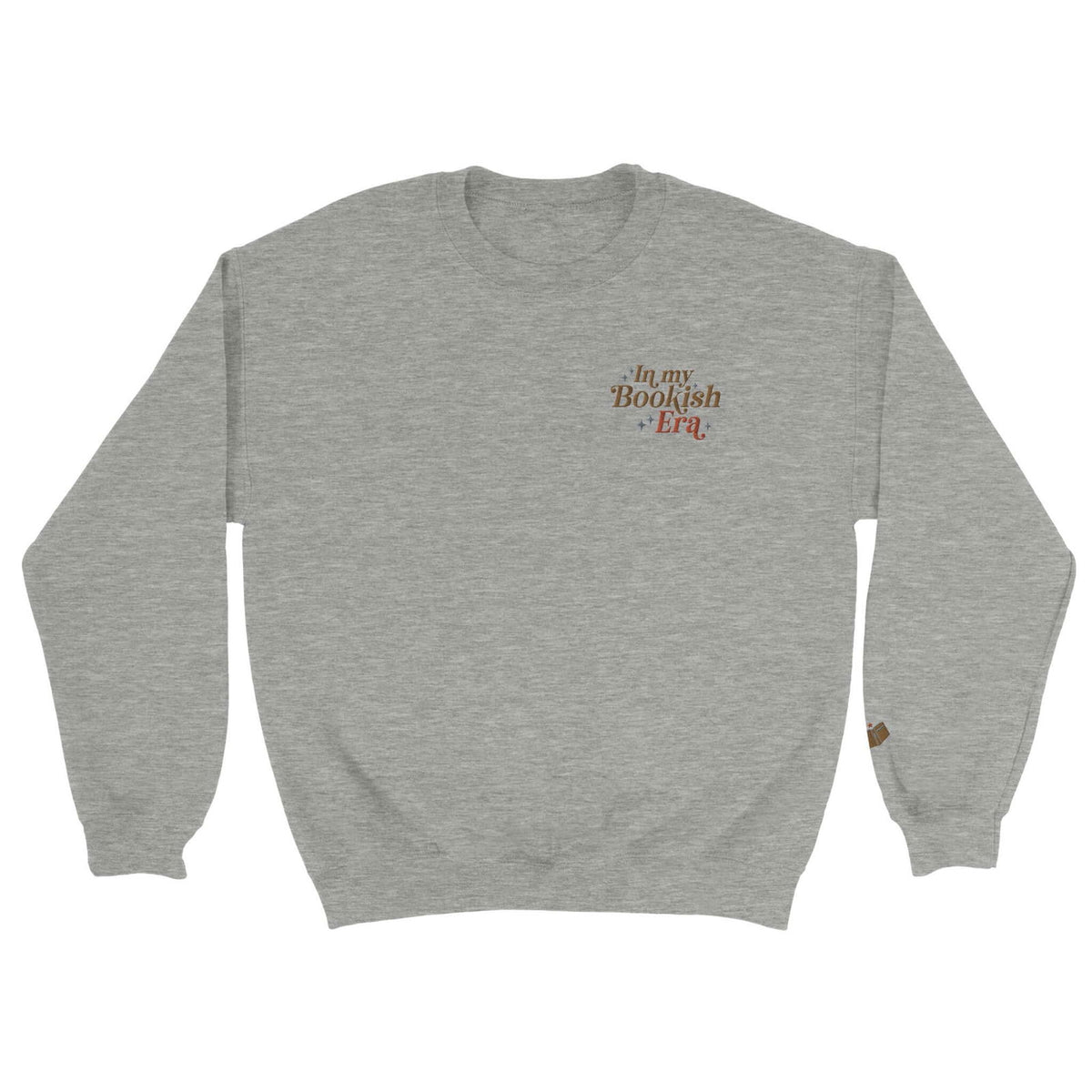 Bookish Queen Sweatshirt LightGrey / S In my Bookish Era Embroidered Sweater