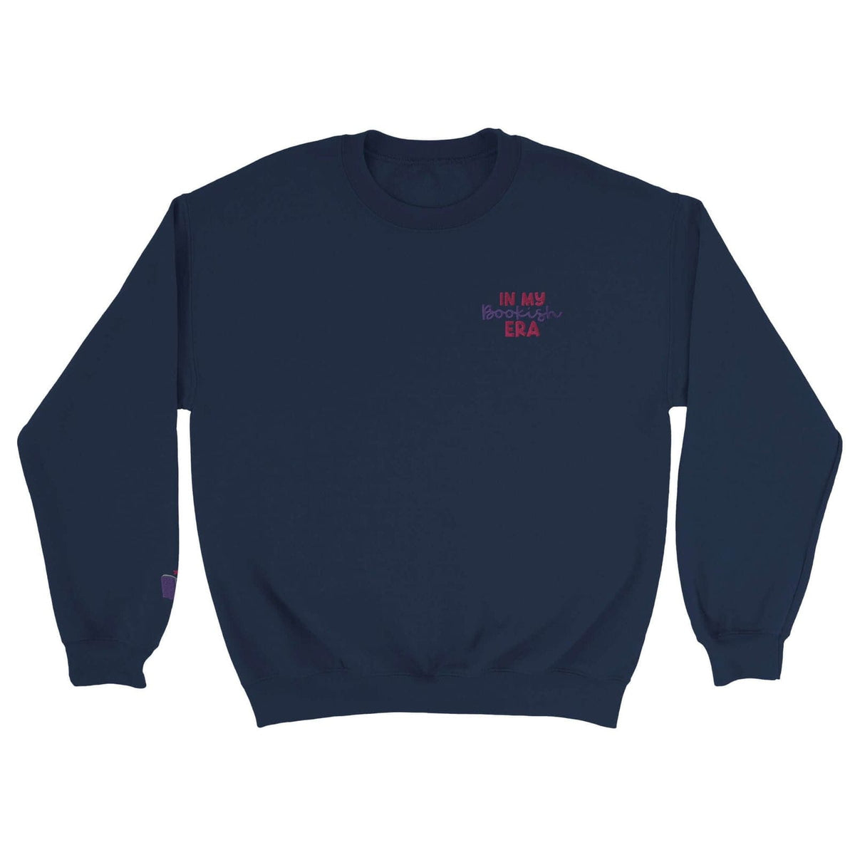 Bookish Queen Sweatshirt Navy / S In my Bookish Era Embroidered Sweater