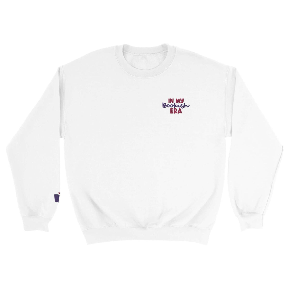 Bookish Queen Sweatshirt White / S In my Bookish Era Embroidered Sweater