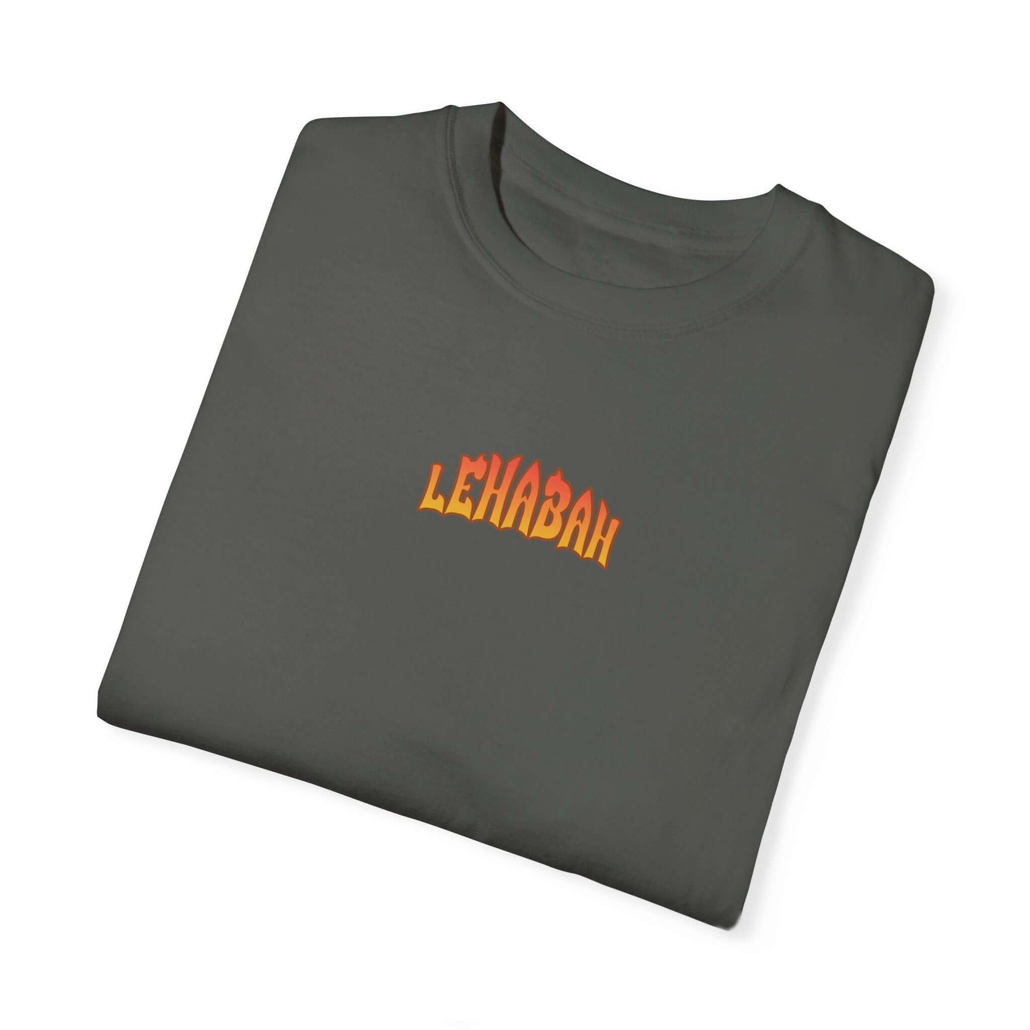 Lehabah Crescent City graphic T-shirt flat lay