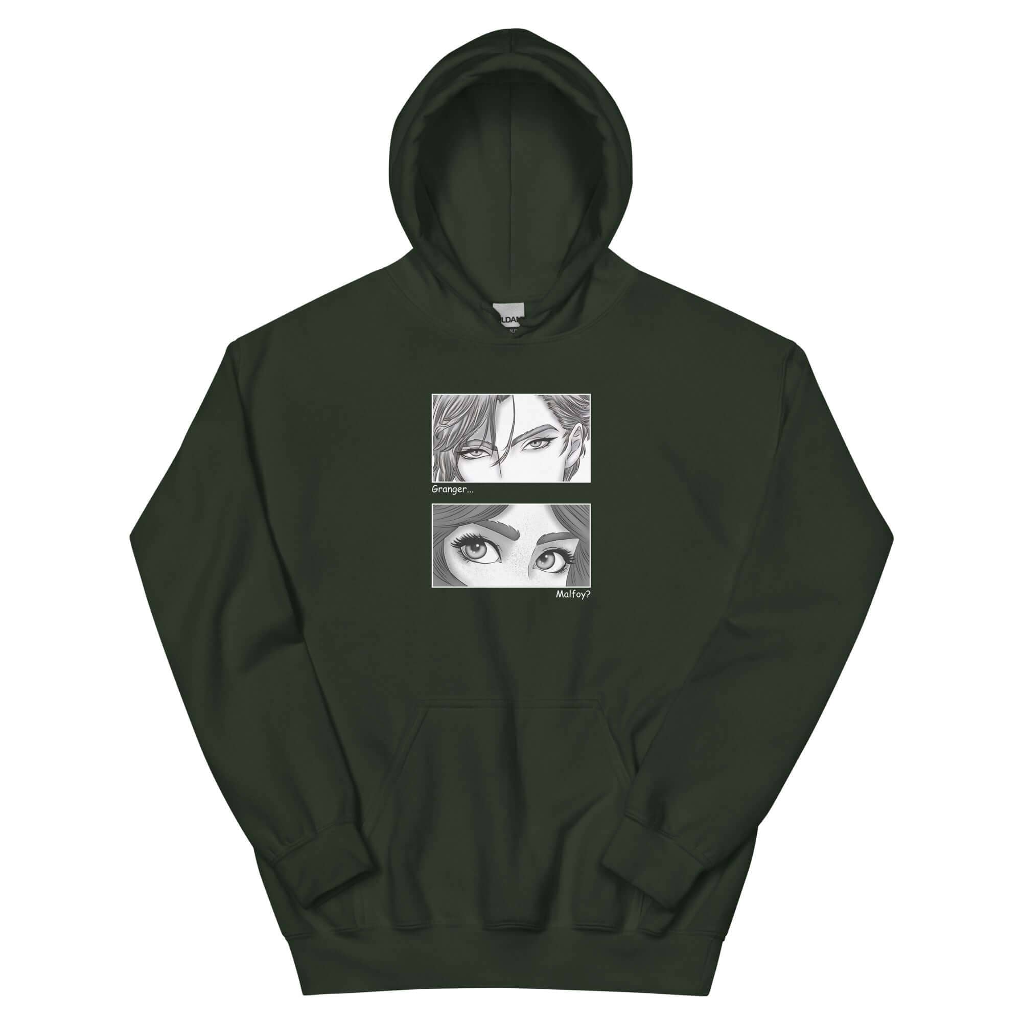 Bookish Queen Sweatshirt Green / S Manga Dramione Hoodie
