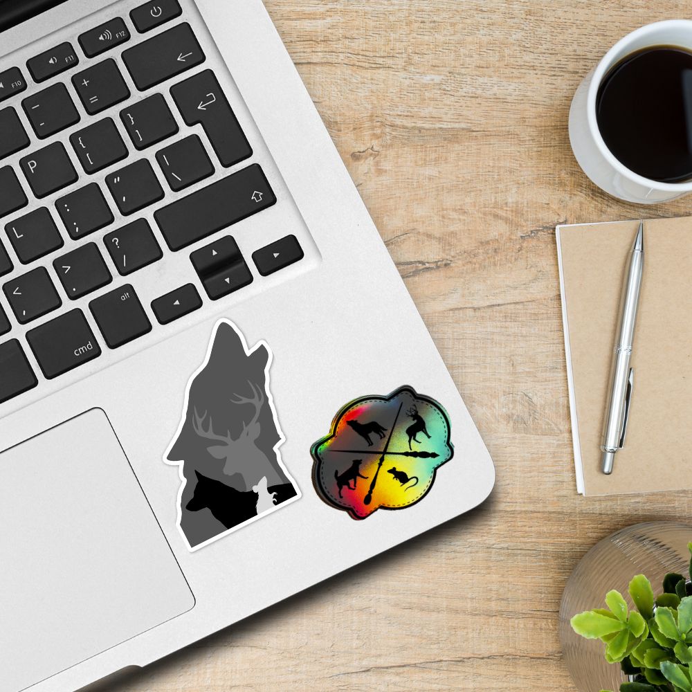Harry Potter fan sticker with animal forms of the Marauders