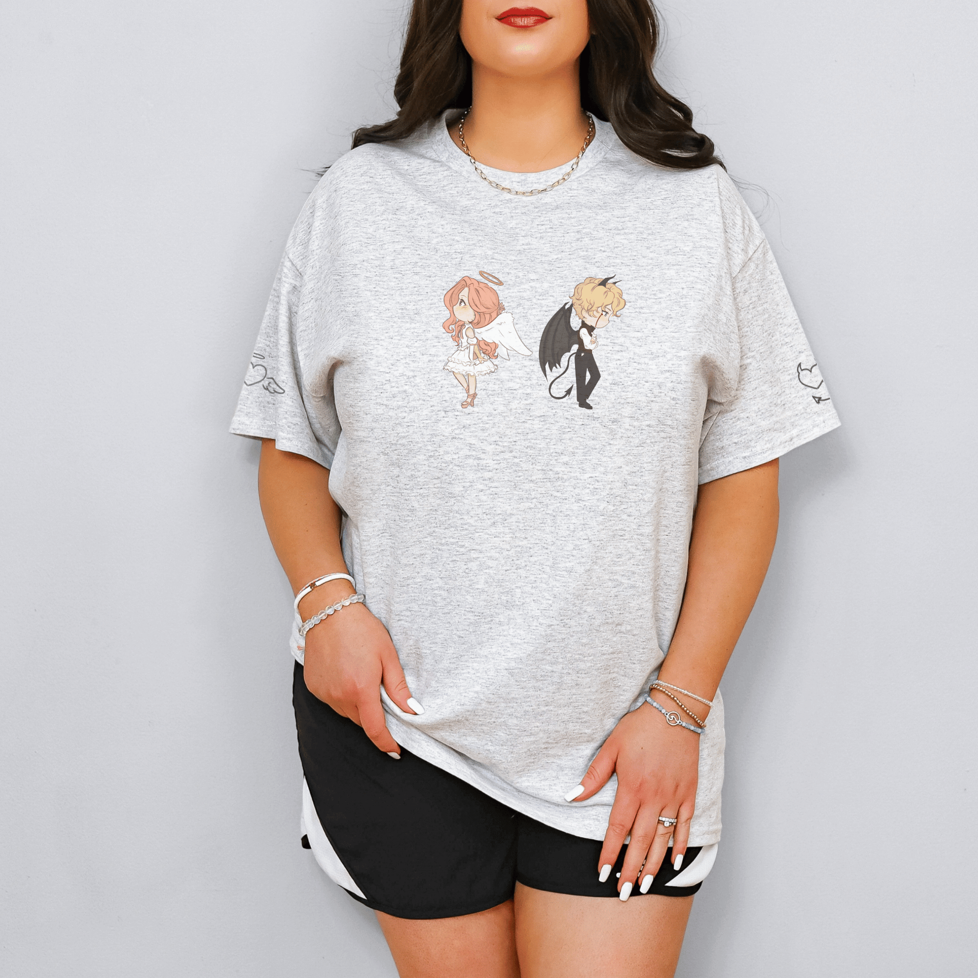once upon a broken heart tshirt grey
