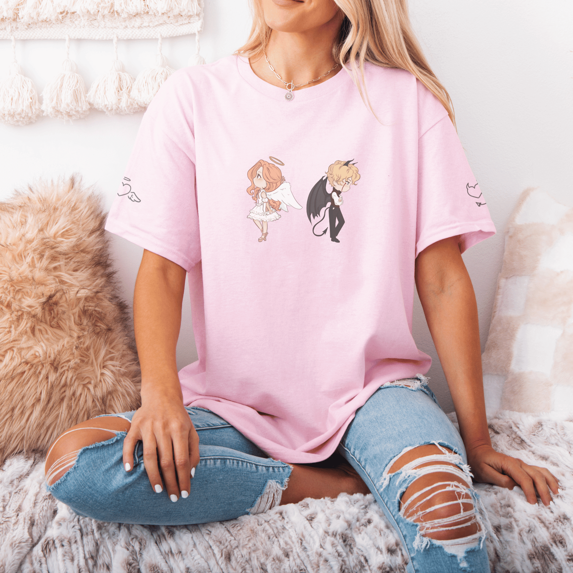 once upon a broken heart tshirt pink