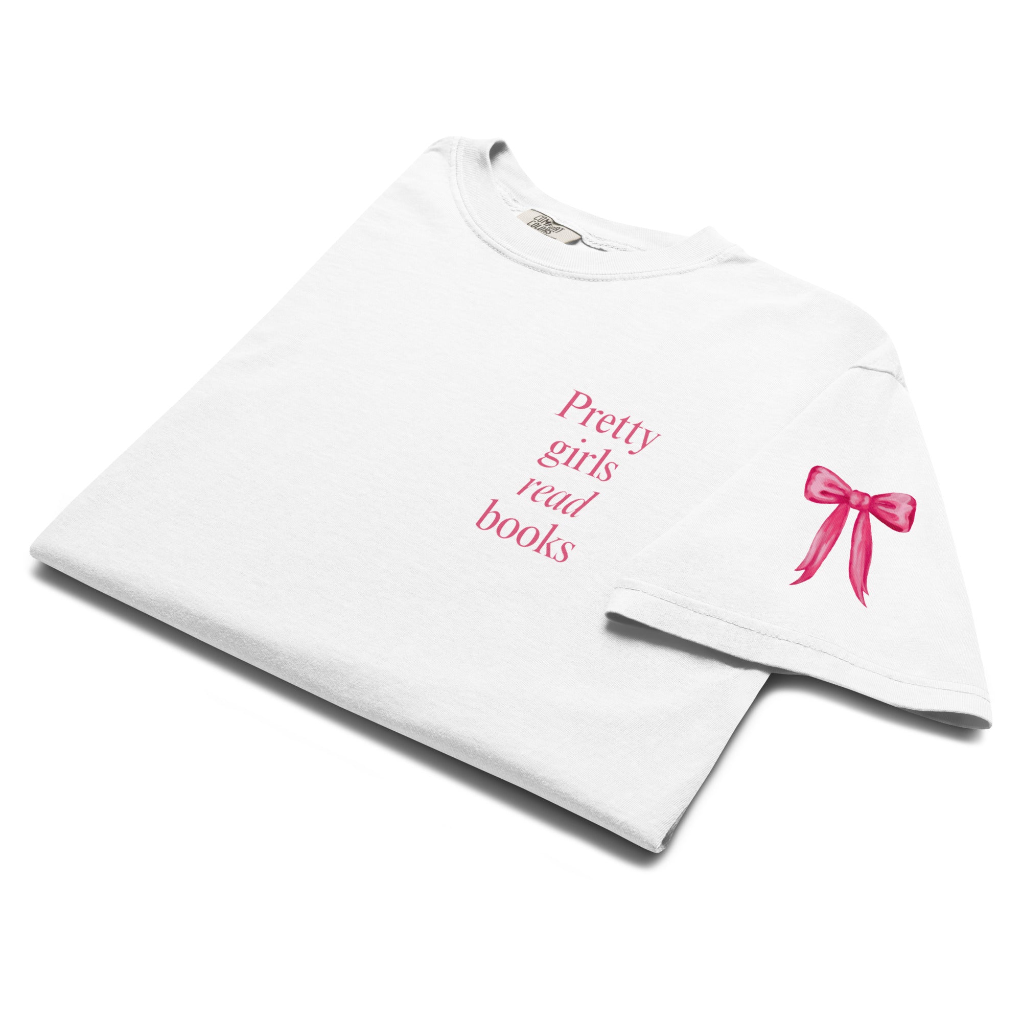 Bookish Queen T-Shirt Pretty Girls Read Books T-Shirt - Exclusive Josie Art Collab