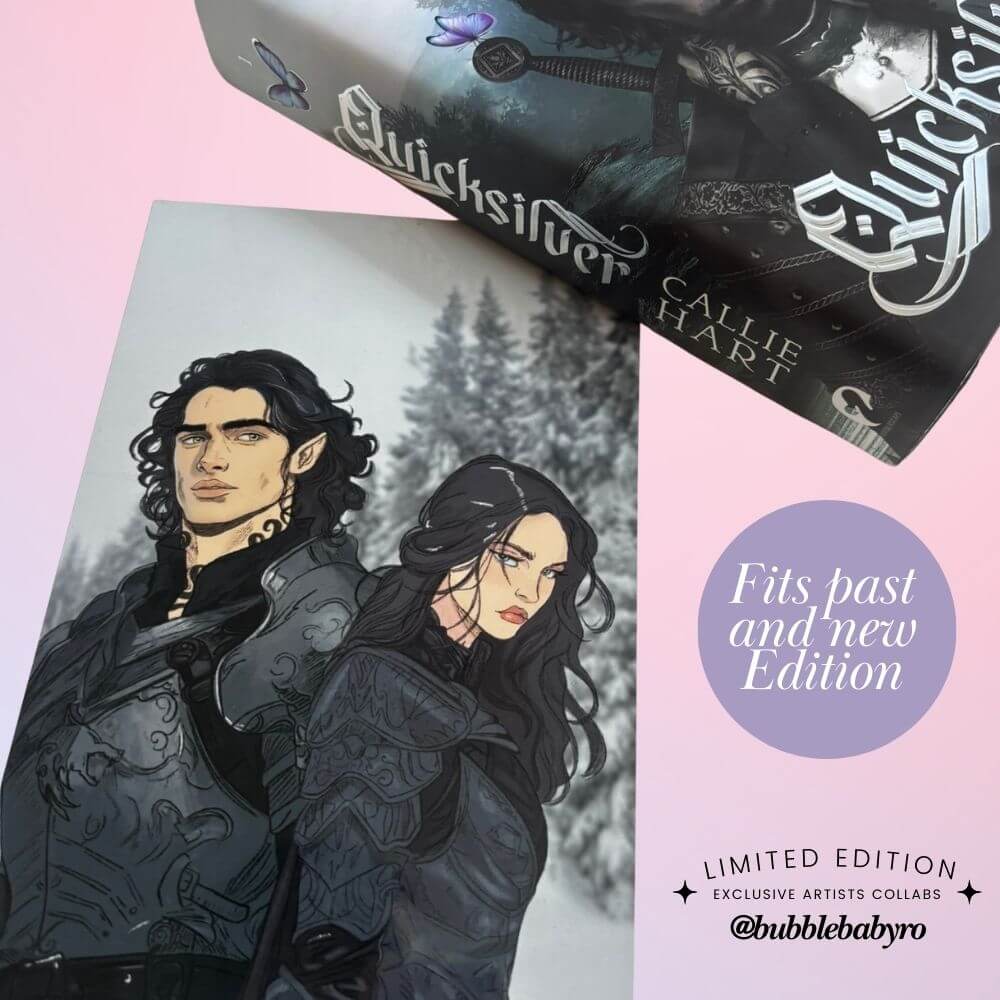 Bookish Queen Overlays Quicksilver Book Overlay - Limited Edition Collab @bubblebabyro