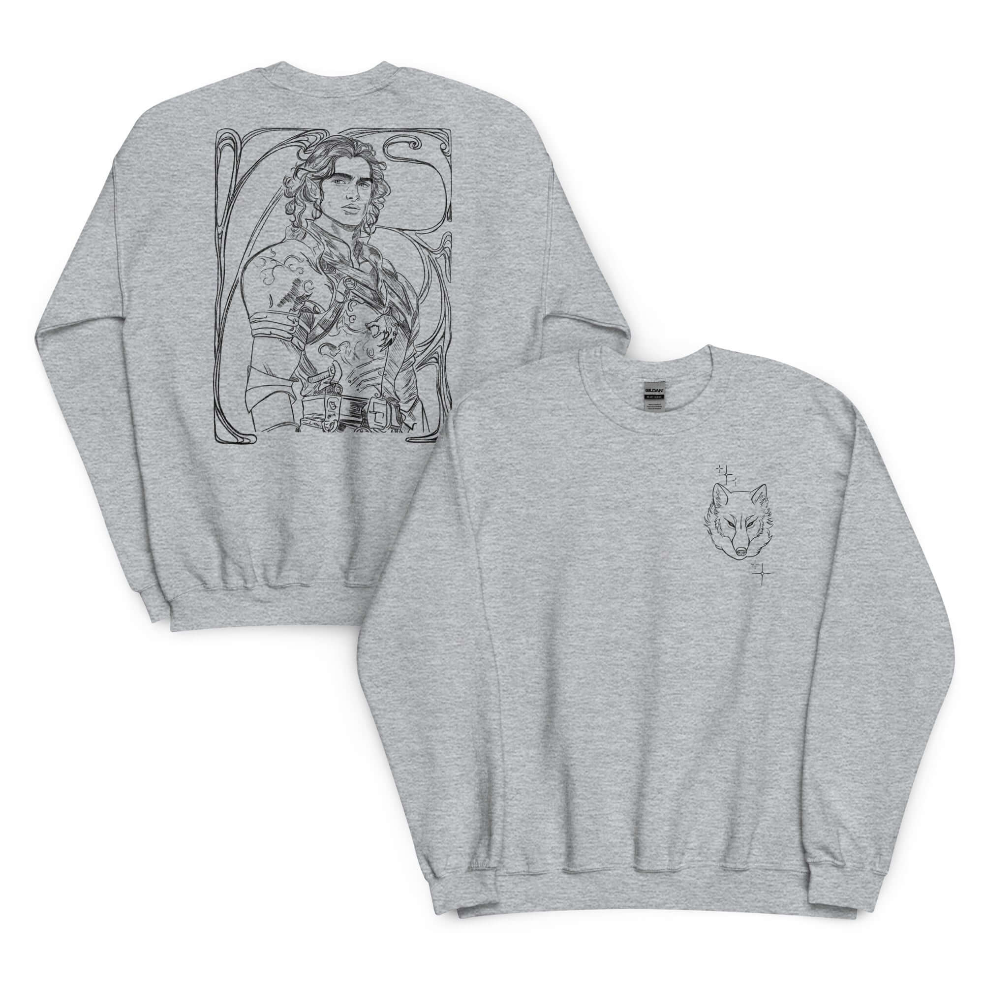 Bookish Queen Sweatshirt Grey / S Quicksilver Kingfisher Sweatshirt - Limited Edition Collab @bubblebabyro