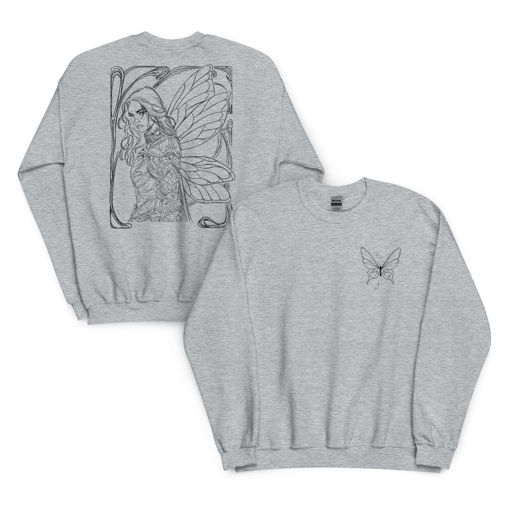 Bookish Queen Sweatshirt Grey / S Quicksilver Saeris Fane Sweatshirt - Limited Edition Collab @bubblebaryro