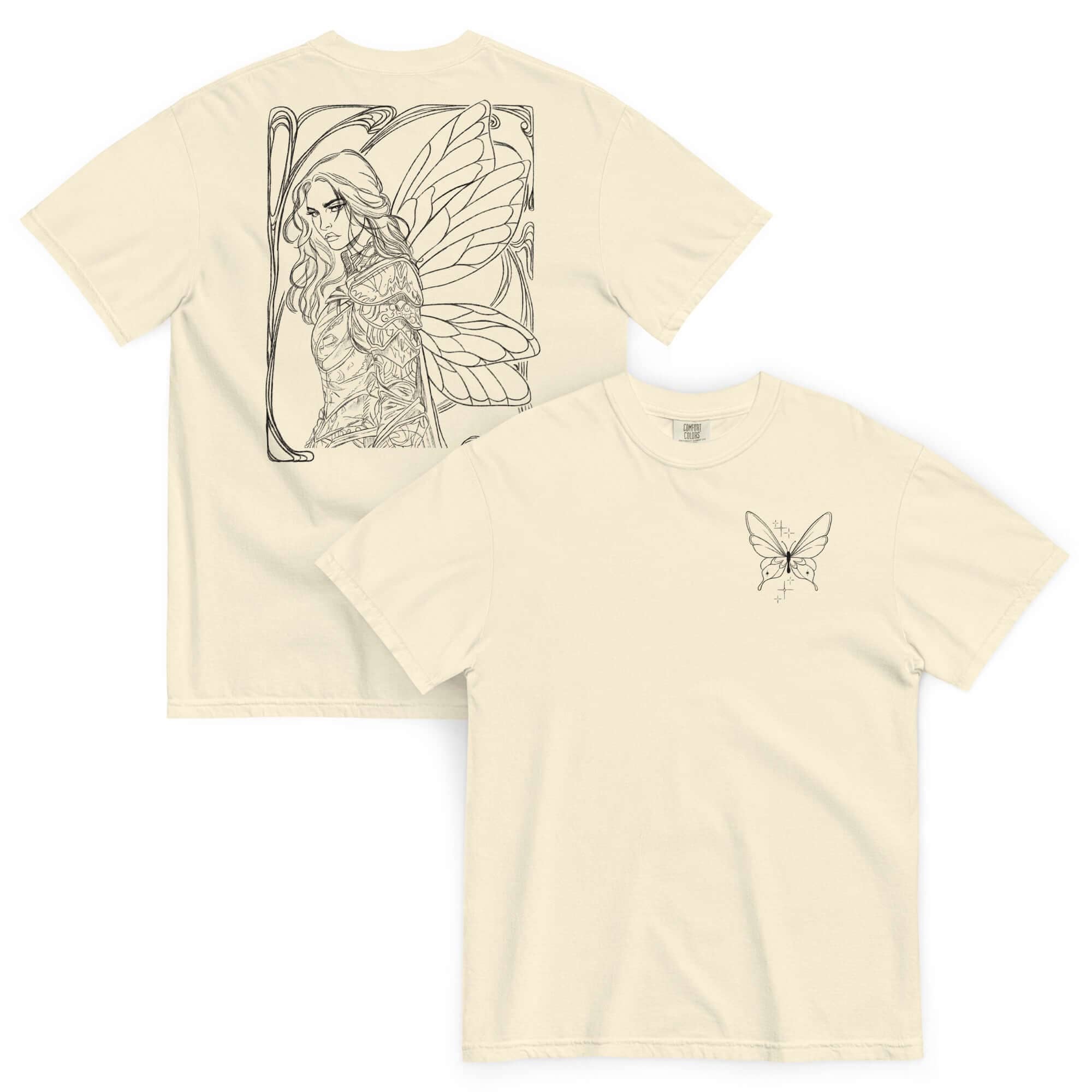 Bookish Queen T-Shirt Beige / S Saeris Fane T-Shirt – Quicksilver Exclusive Artist Collab @bubblebabyro