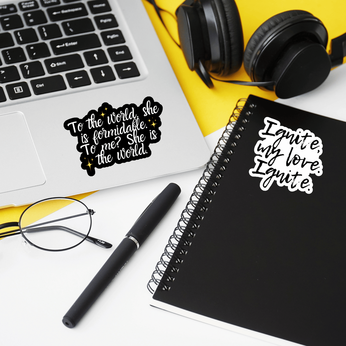 My Store Shatter Me Stickers Shatter Me Sticker Warner and Juliette - Ignite, my love