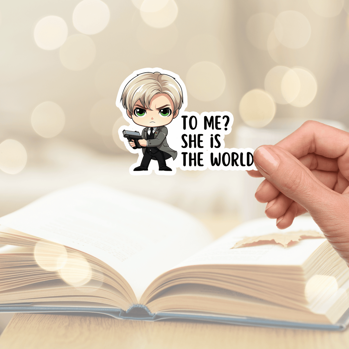 My Store Shatter Me Stickers Shatter Me Sticker Warner Quote To me? She is the world