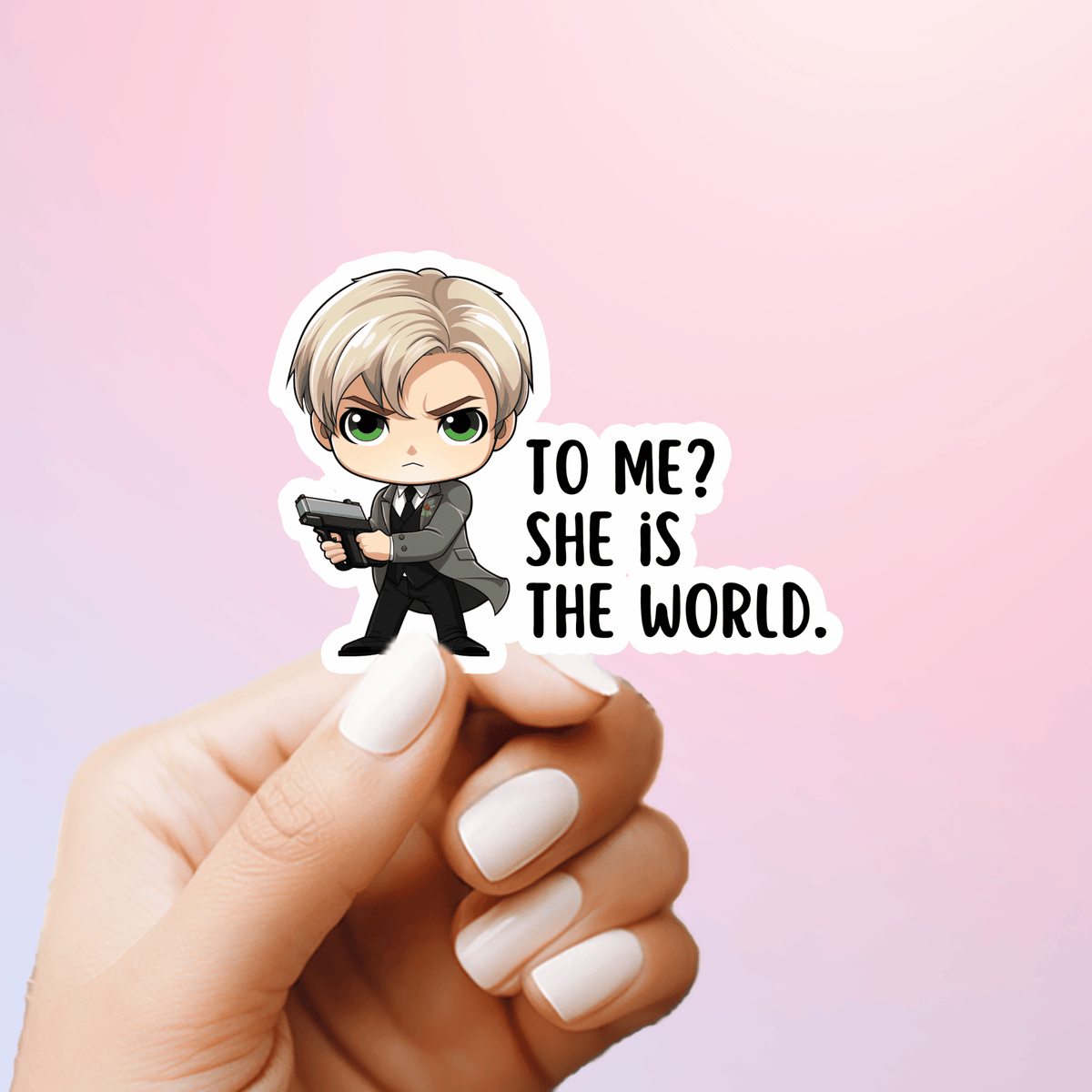 My Store Shatter Me Stickers Shatter Me Sticker Warner Quote To me? She is the world