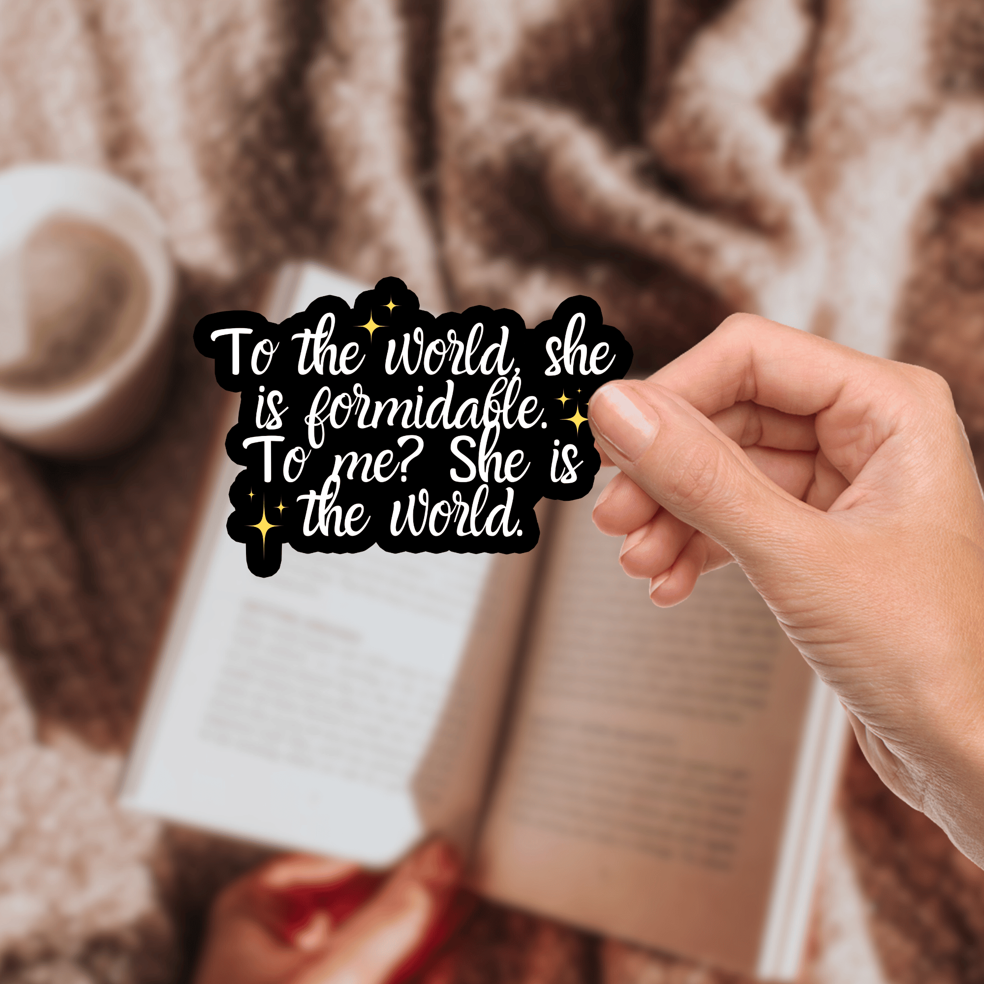 Bookworm Gift Limited Edition Stickers Fantasy Series Book Fan Present Waterproof Character Stickers Aaron Warner Sticker Fantasy Novel Fan Gift