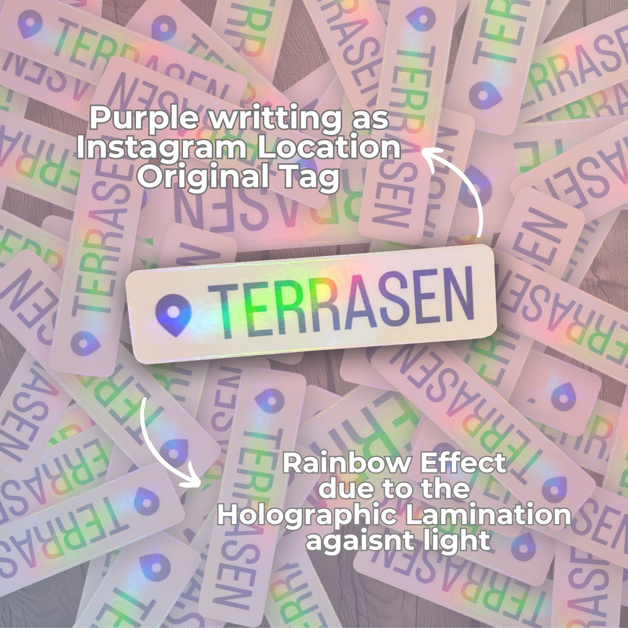 Throne of Glass Terrasen Location Tag Sticker (Officially Licensed)