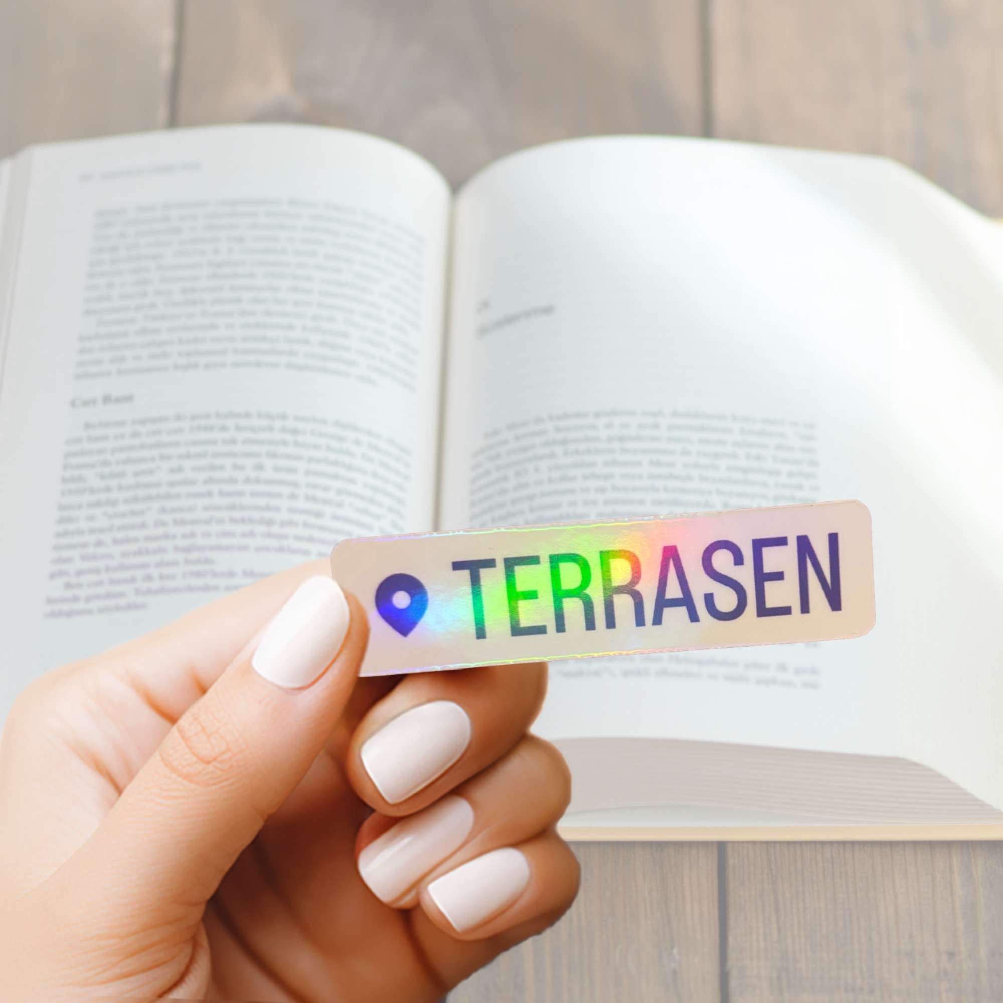 Fantasy reader sticker for bookish and Kindle accessories