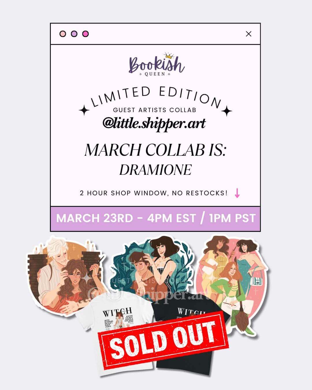 Dramione with @little.shipper.art - MARCH COLLAB