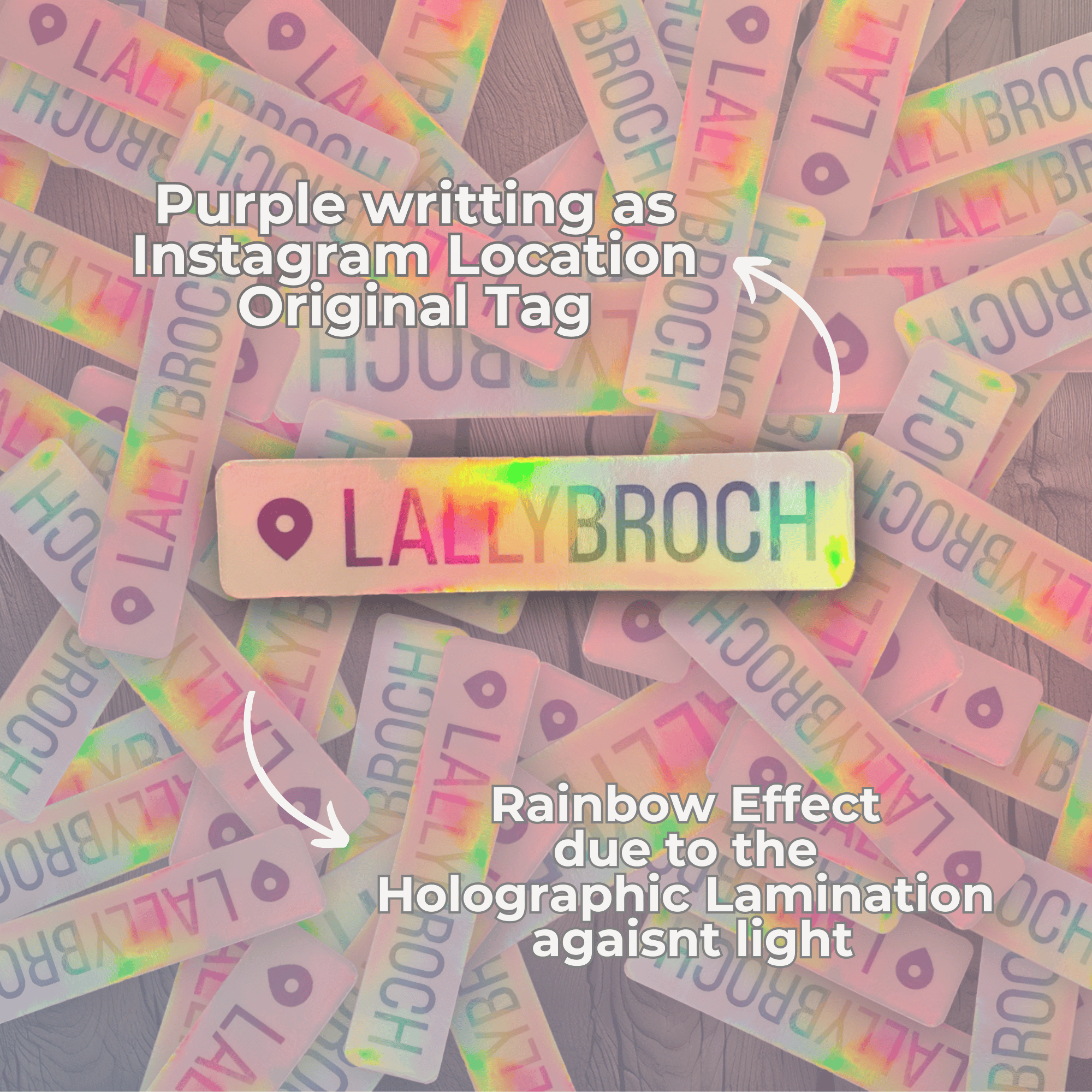 Outlander Lallybroch Location Tag Sticker