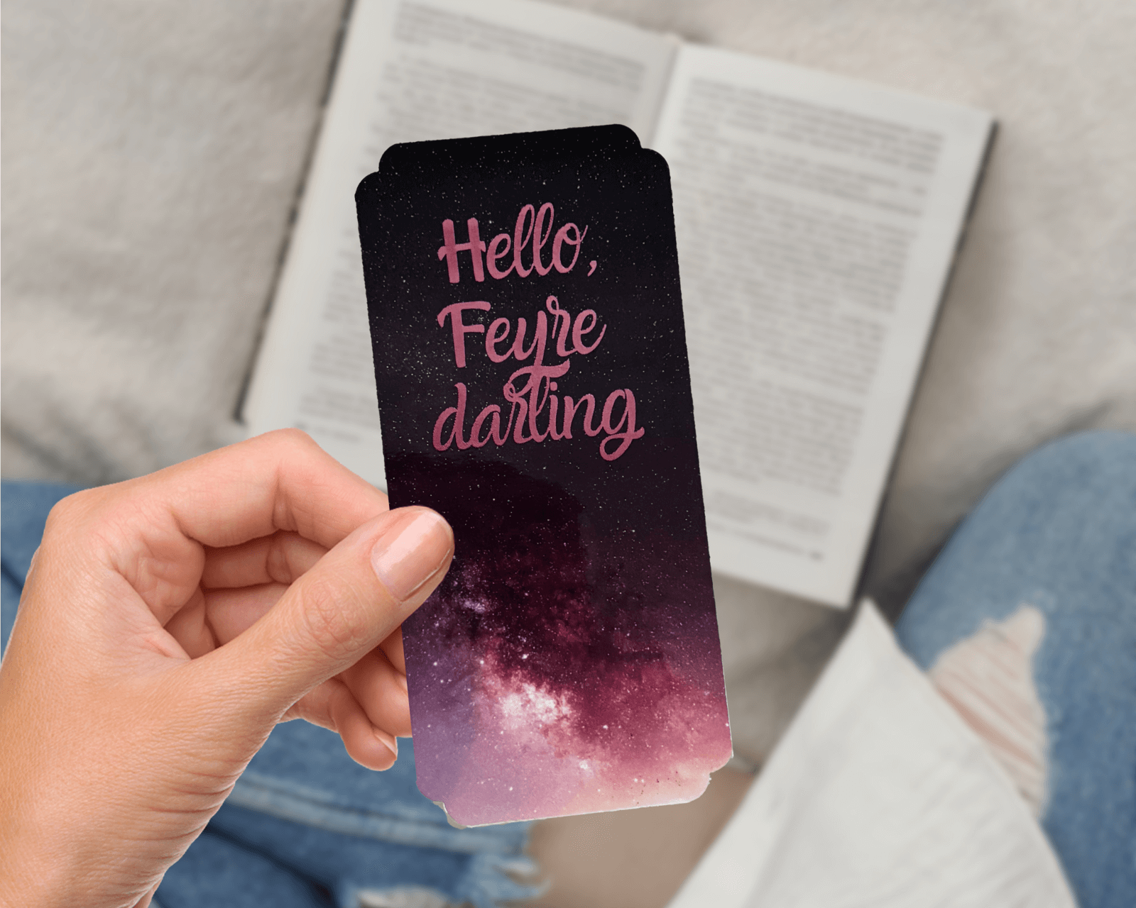 ACOTAR book series bookmark A Court of Thorns and Roses bookmark Night Court inspired bookmark Feyre and Rhysandbookmark acotar merch rhysand bookmark maasverse merch acotar merch bookish shop romantasy