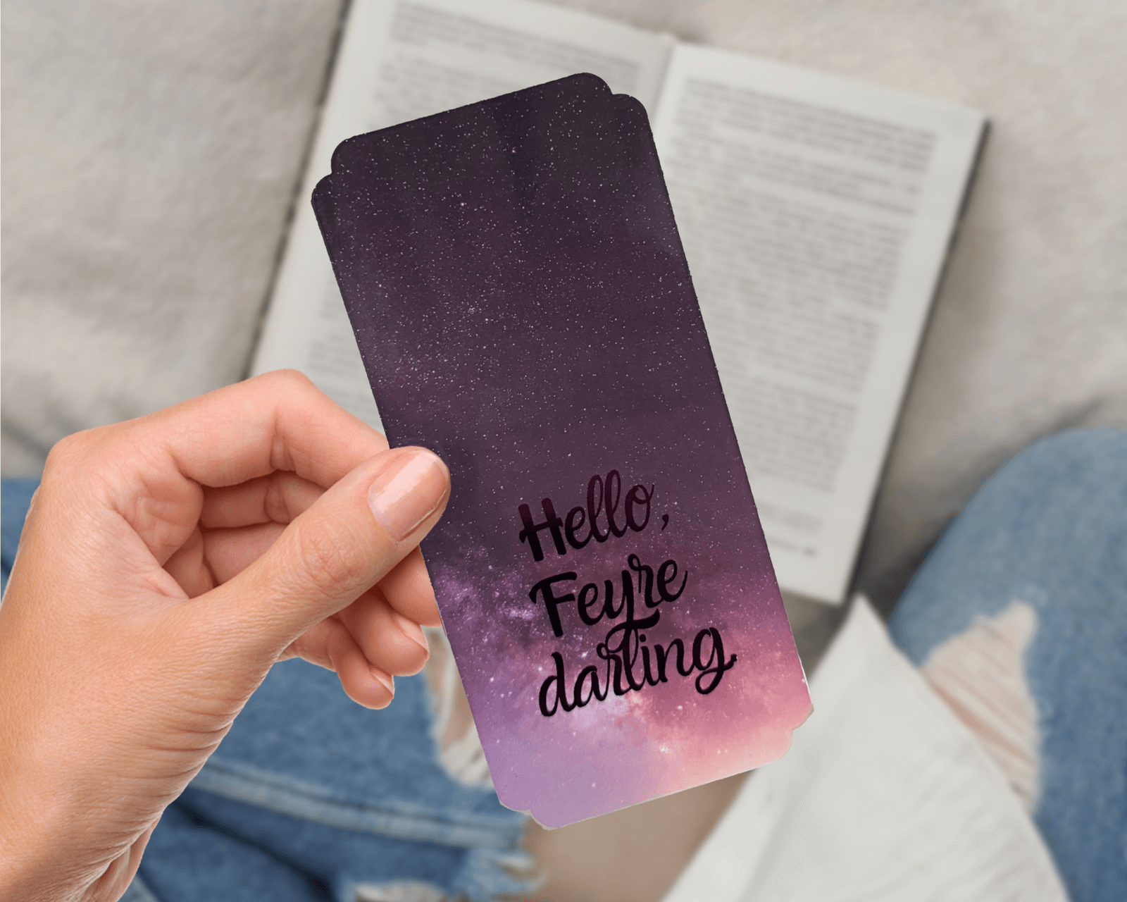 ACOTAR book series bookmark A Court of Thorns and Roses bookmark Night Court inspired bookmark Feyre and Rhysandbookmark acotar merch rhysand bookmark maasverse merch acotar merch bookish shop romantasy