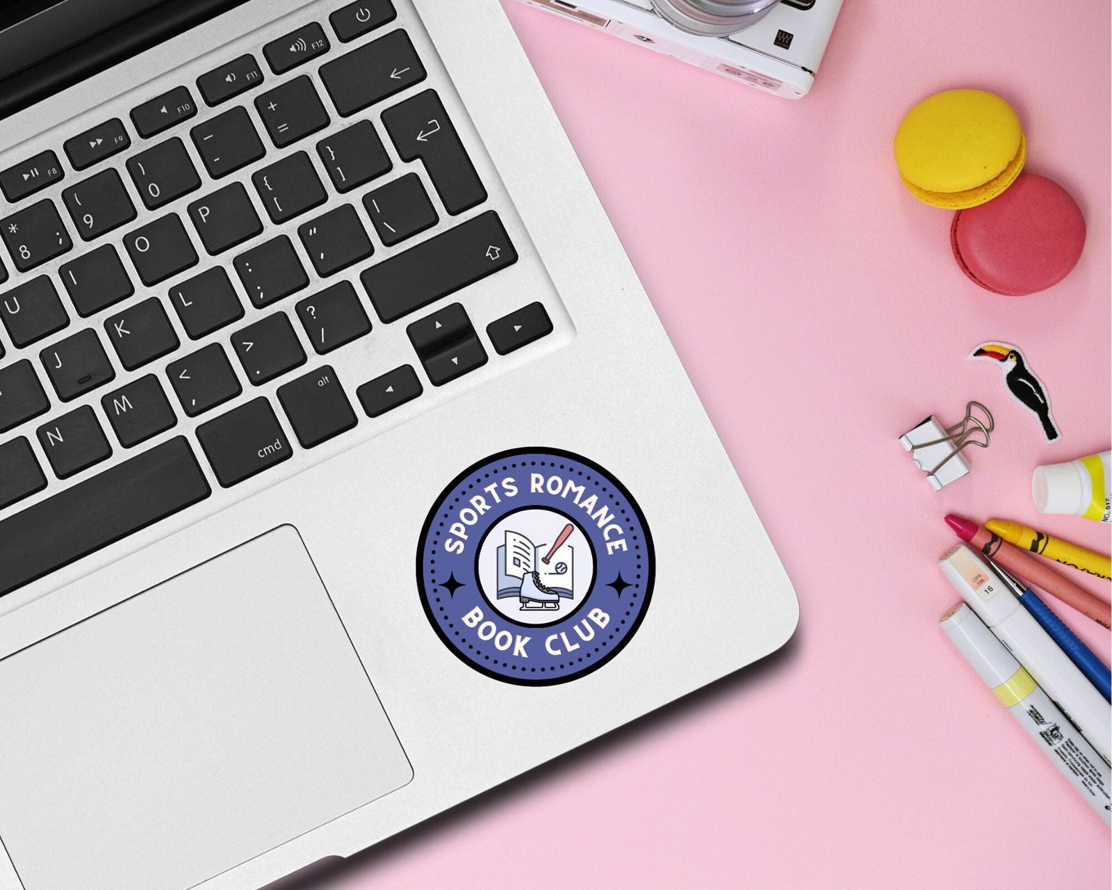 Book Lover Sports Romance Book Club Sticker Bookish Acessories
