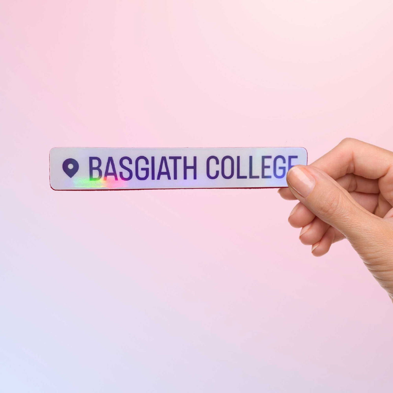 Fourth Wing Basgiath War College Location Tag Sticker - Bookish Queen