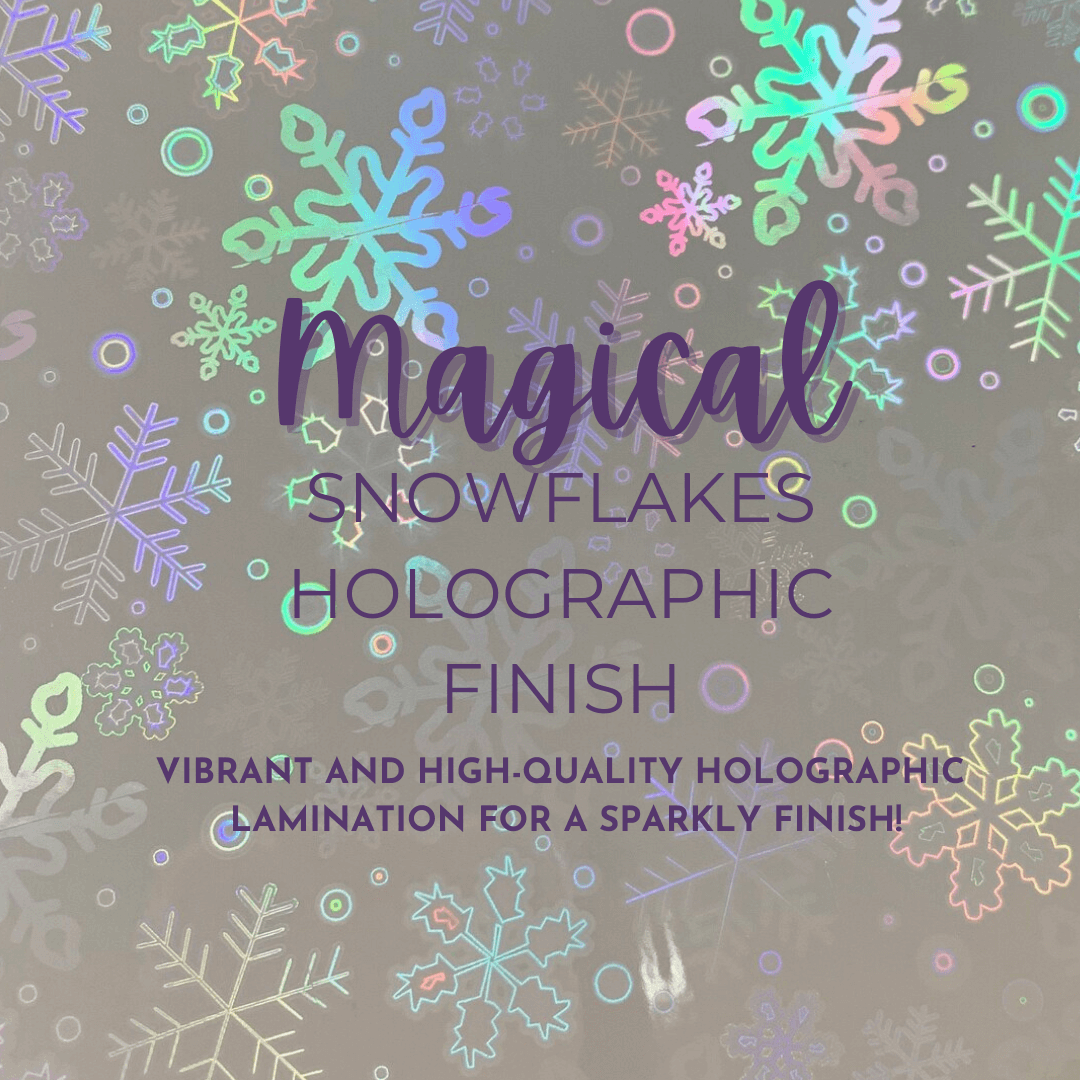 Snowflakes Kindle Case Inserts - Holographic