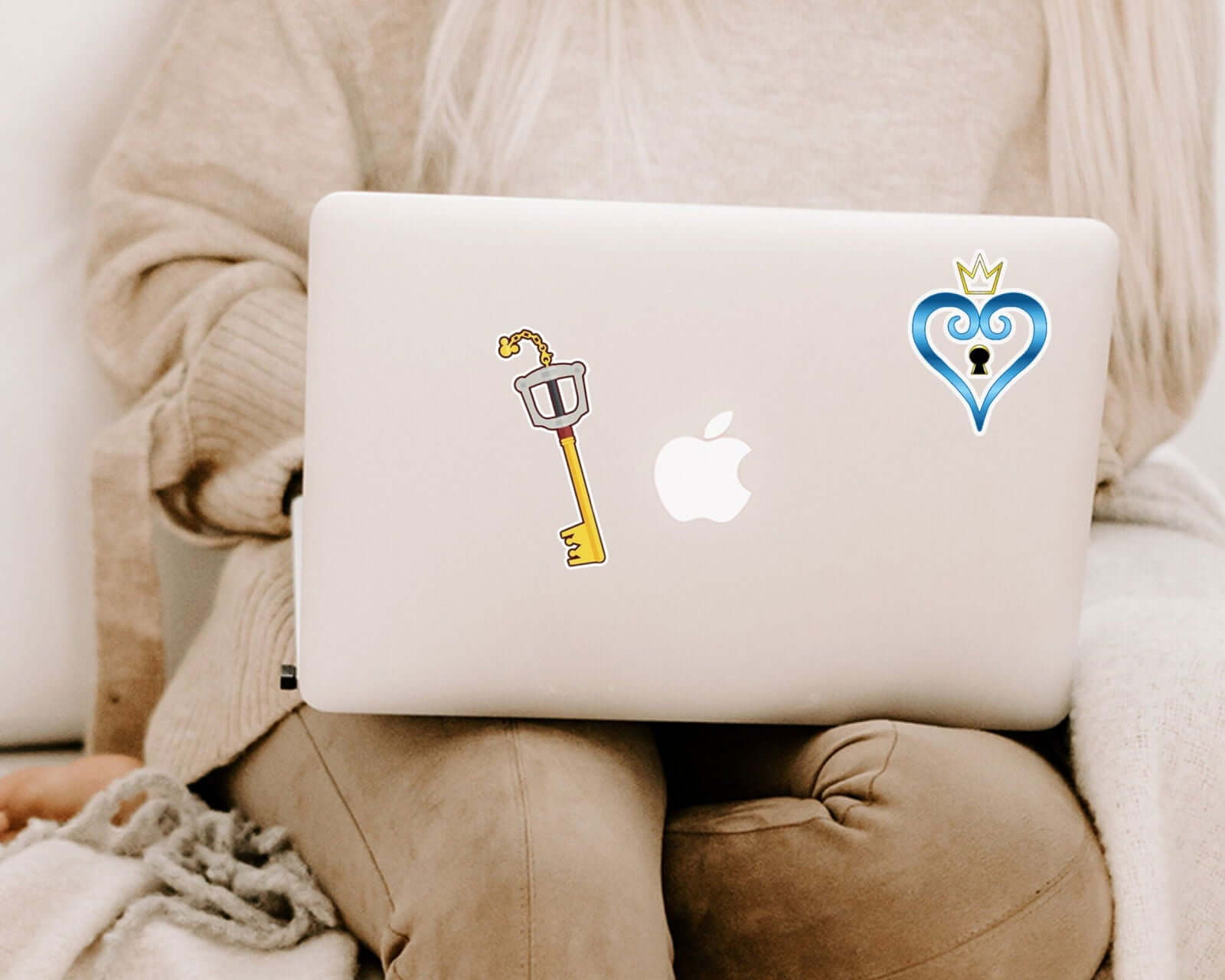 Kingdom Hearts Sora Keyblade Sticker - Kingdom Key Bookish Fandom Merch