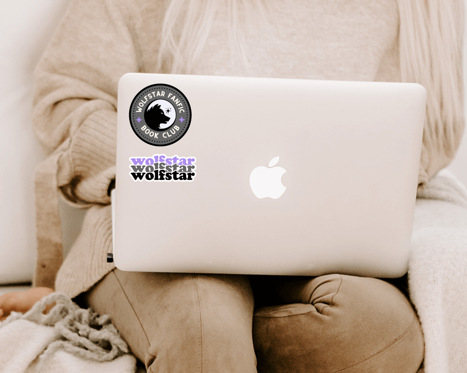 Marauders Wolfstar Fanfic Book Club Sticker - Moony & Padfoot 