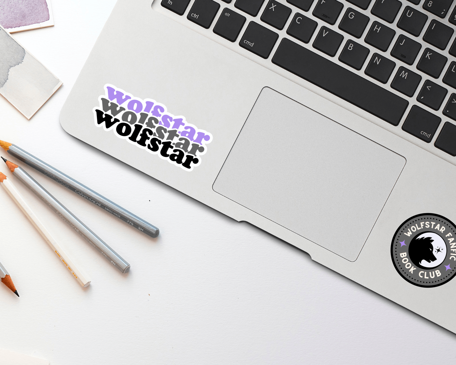 Marauders Wolfstar Fanfic Book Club Sticker - Moony & Padfoot