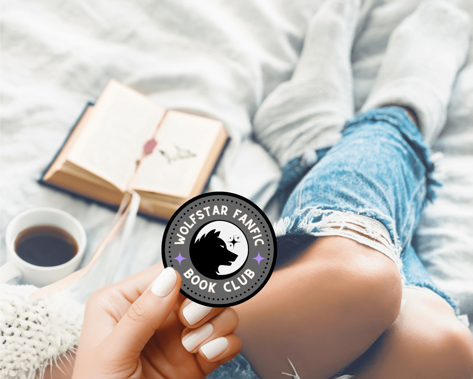 Marauders Wolfstar Fanfic Book Club Sticker - Moony & Padfoot 