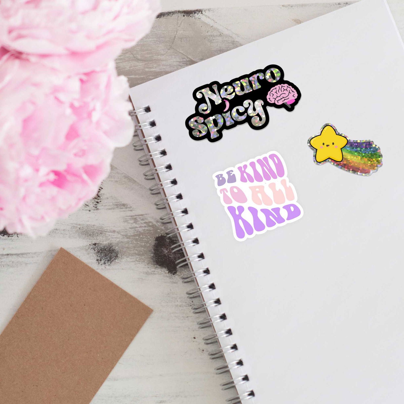 Neurospicy Brain Sticker - Neurodivergent - Bookish Queen