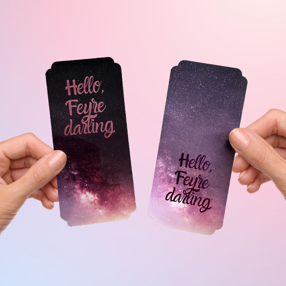 My Store Bookmarks ACOTAR Bookmark Foil Art - Hello Feyre Darling