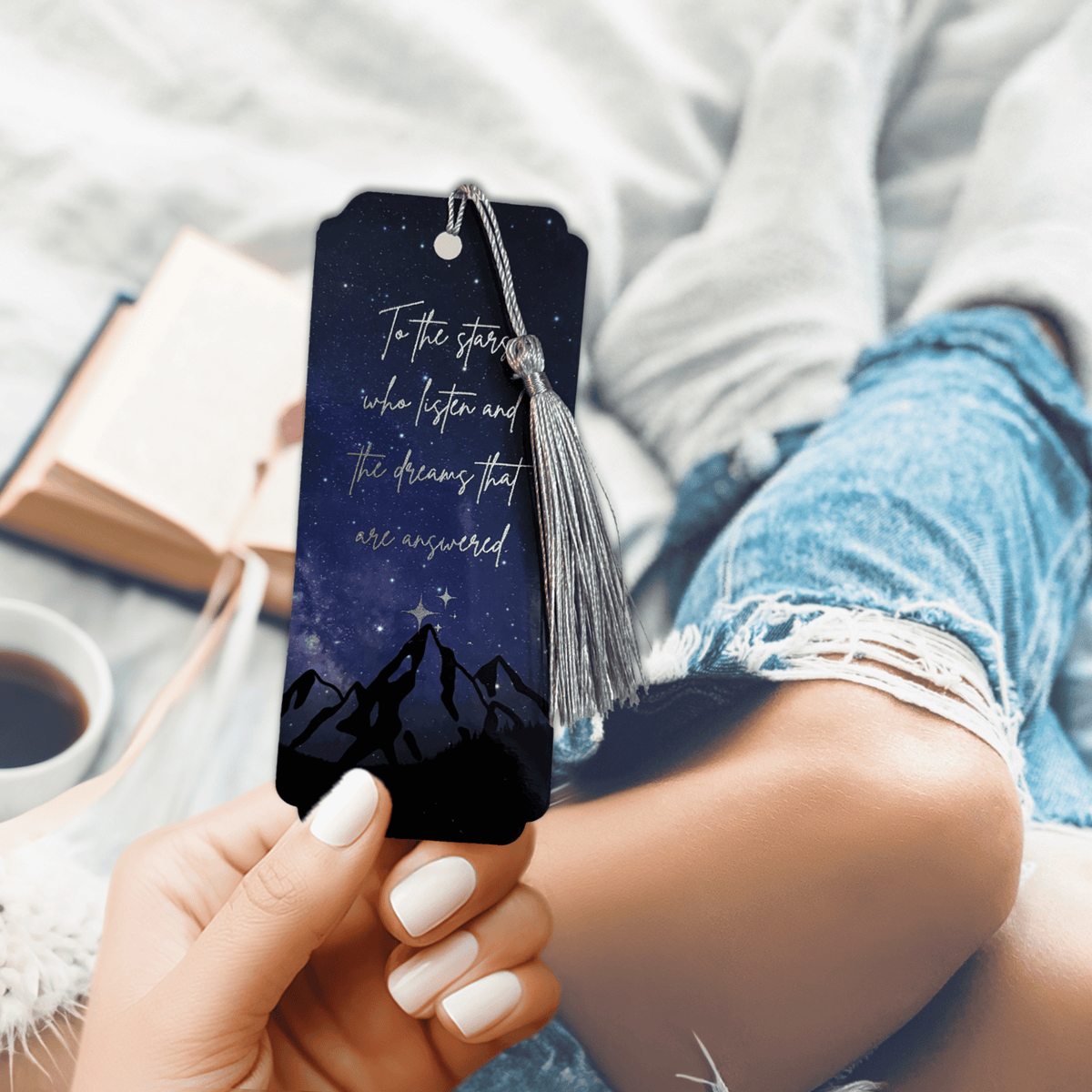 Bookish Queen Bookmarks ACOTAR Bookmarks Foil Art - To the Stars who Listen