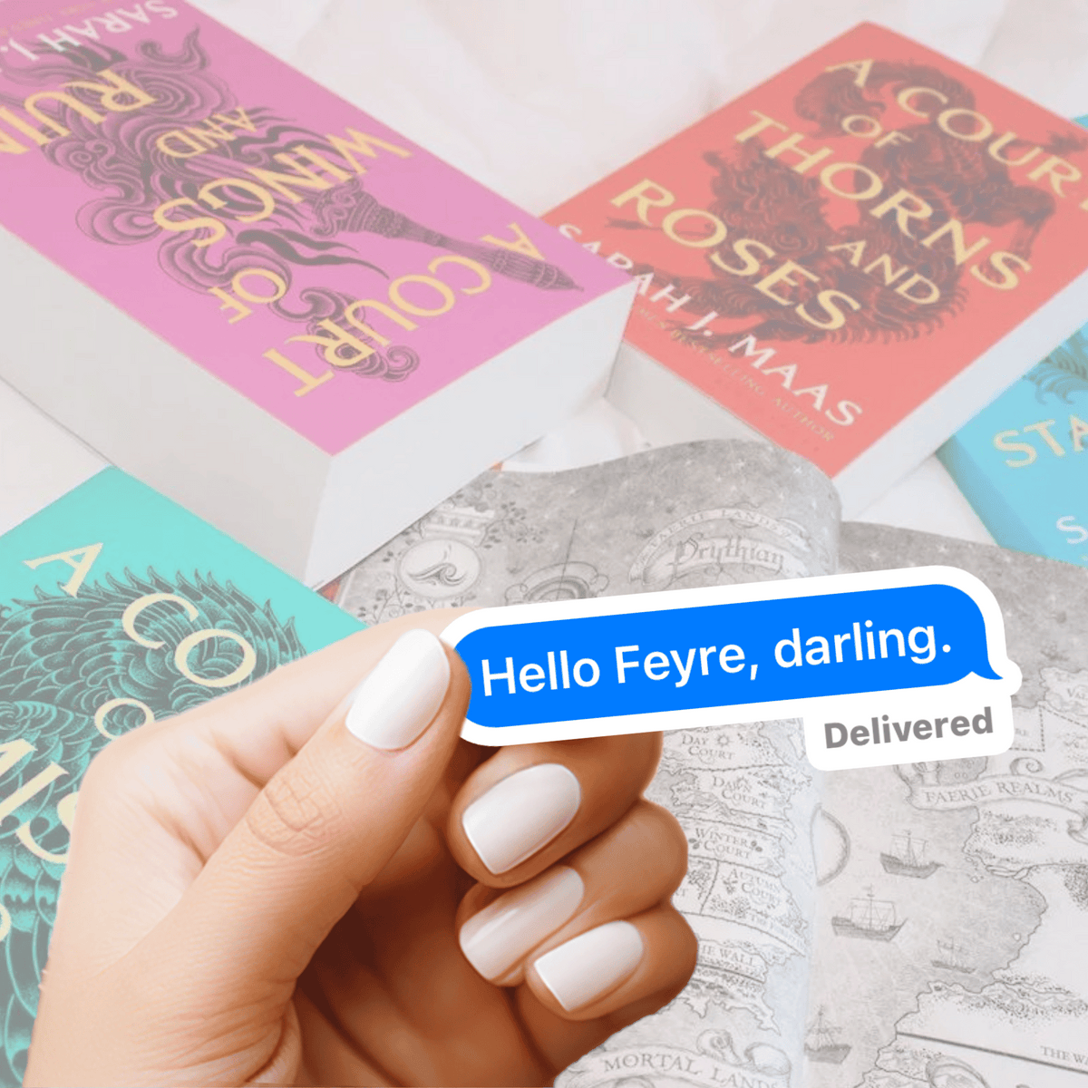 My Store Acotar Stickers ACOTAR Sticker Rhysand Quote - Feyre Darling Chat