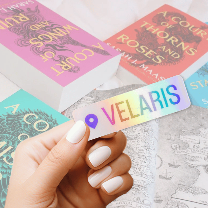 Bookish Queen Acotar Stickers ACOTAR Sticker - Velaris Location Tag