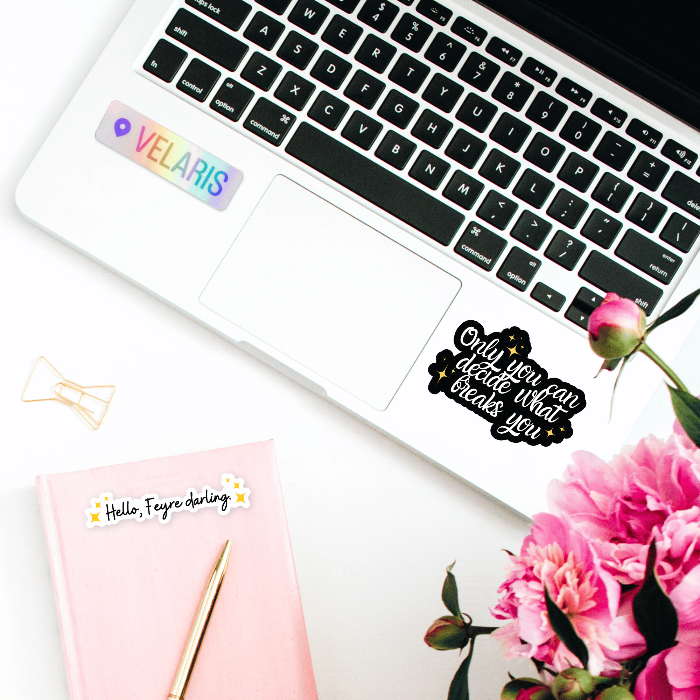 Bookish Queen Acotar Stickers ACOTAR Sticker - Velaris Location Tag