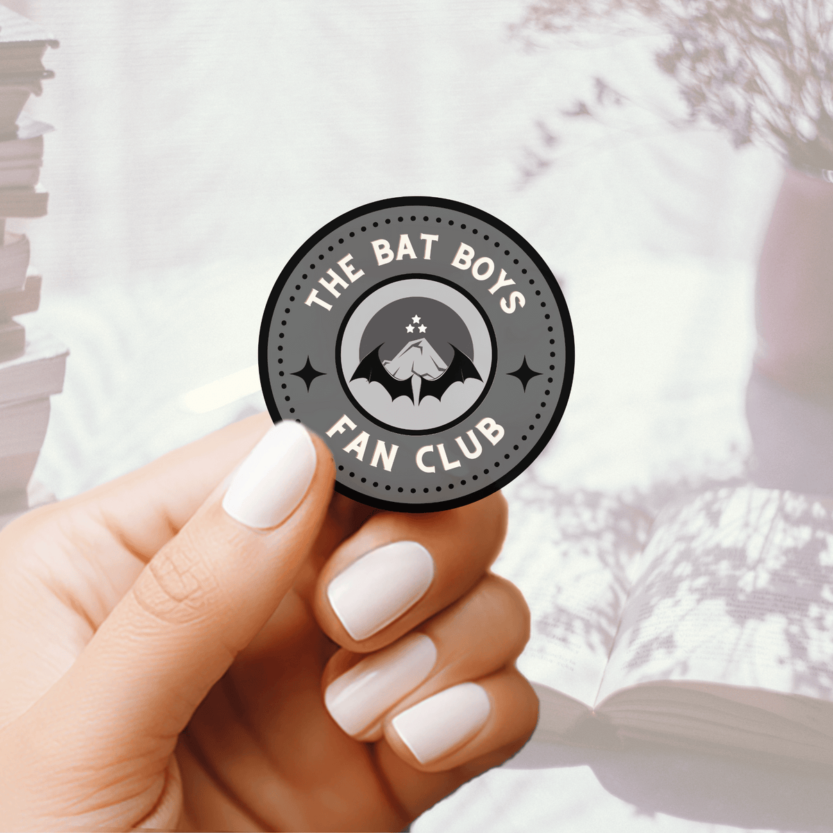 Bookish Queen Acotar Stickers ACOTAR Stickers - Bat Boys Fan Club Badge